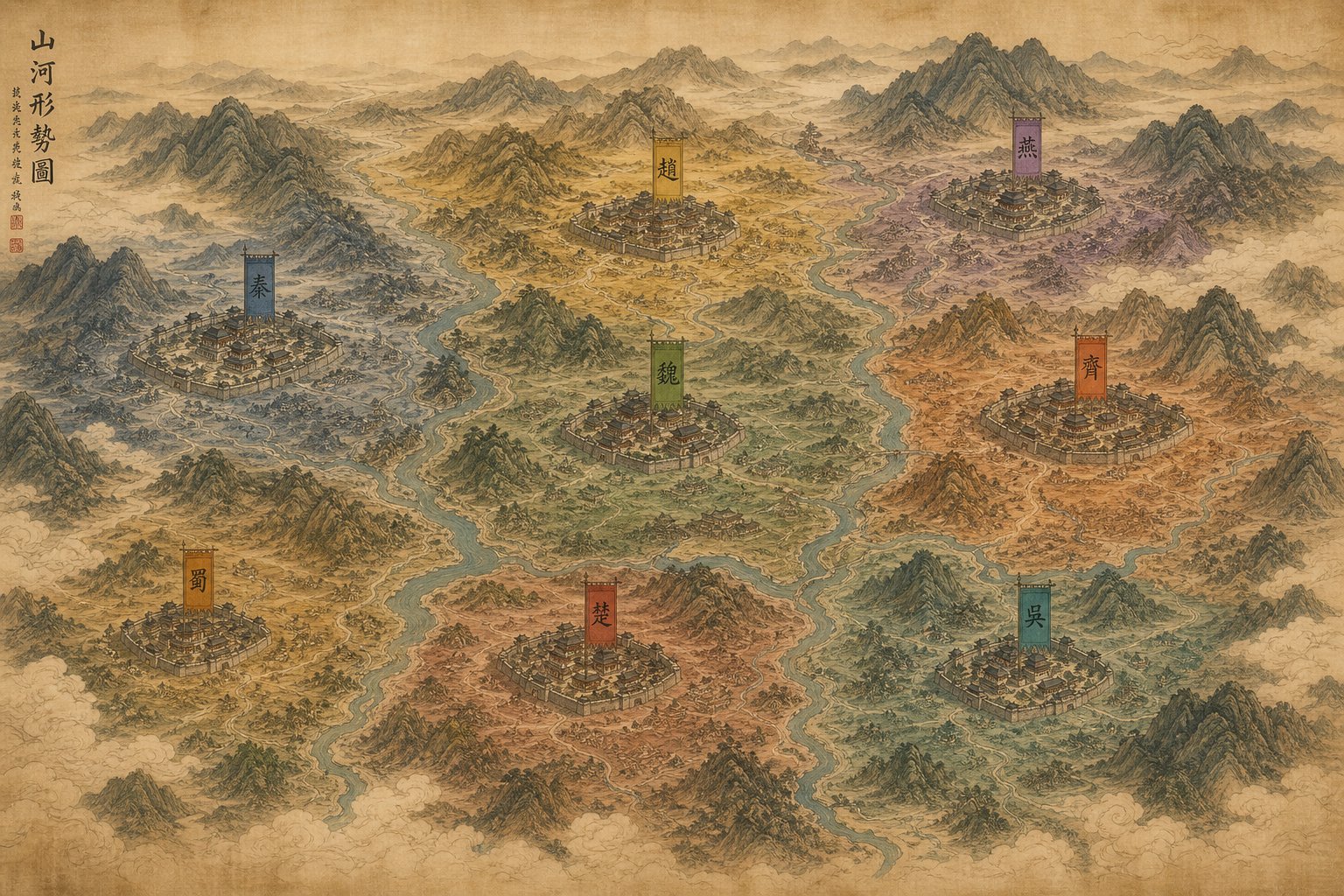 the zhou feudal system divided china into dozens of semi independent states that became the source of modern surnames