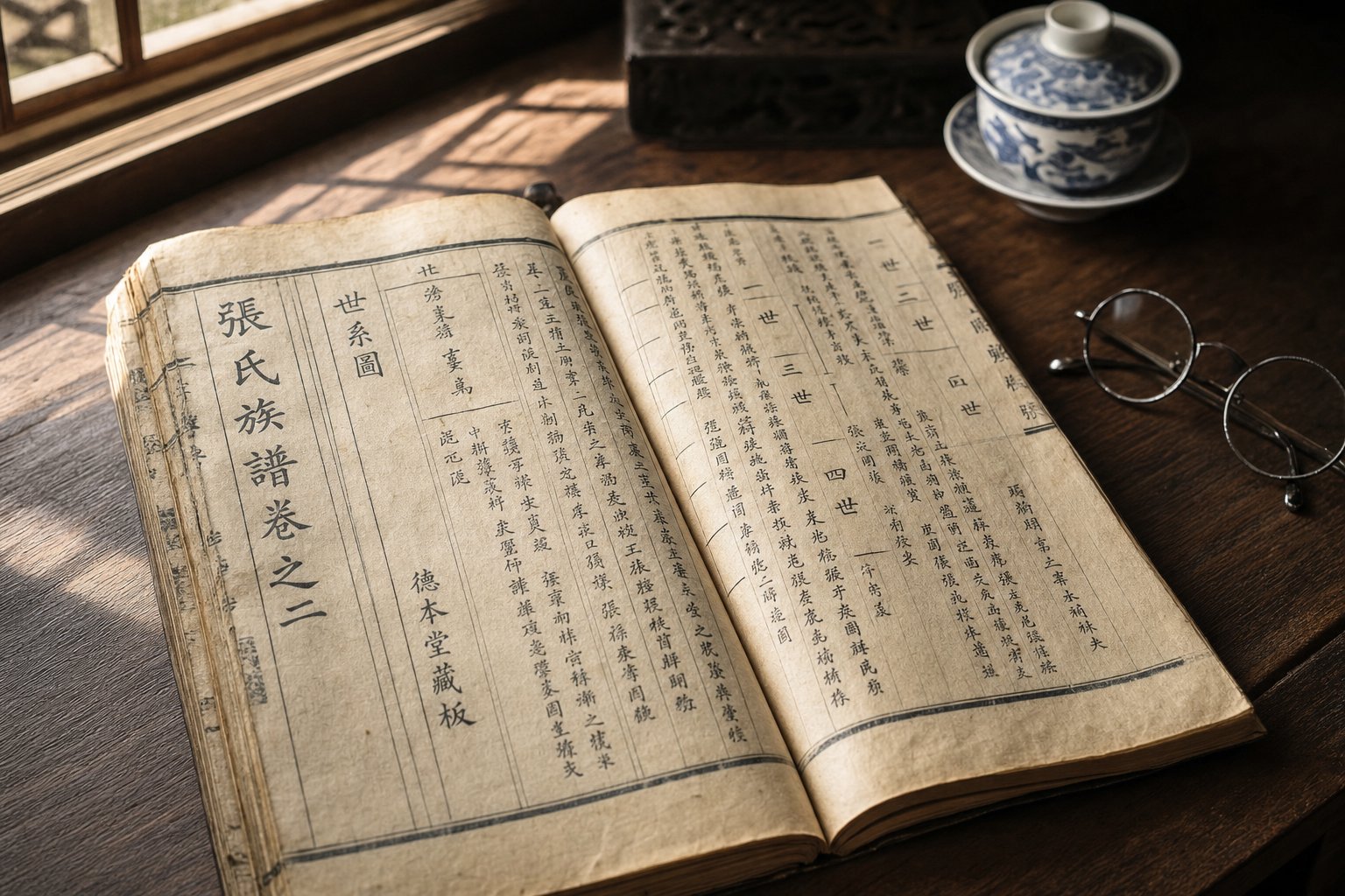 traditional zupu family record books serve as the primary resource for tracing zhuge ancestry across generations