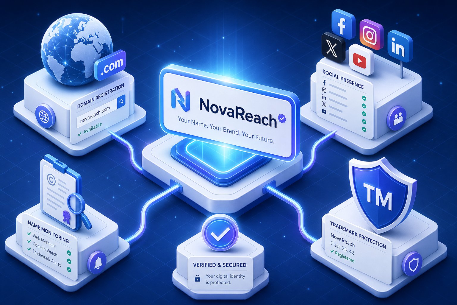 verifying domain availability and social media handles is essential before committing to your mashup name