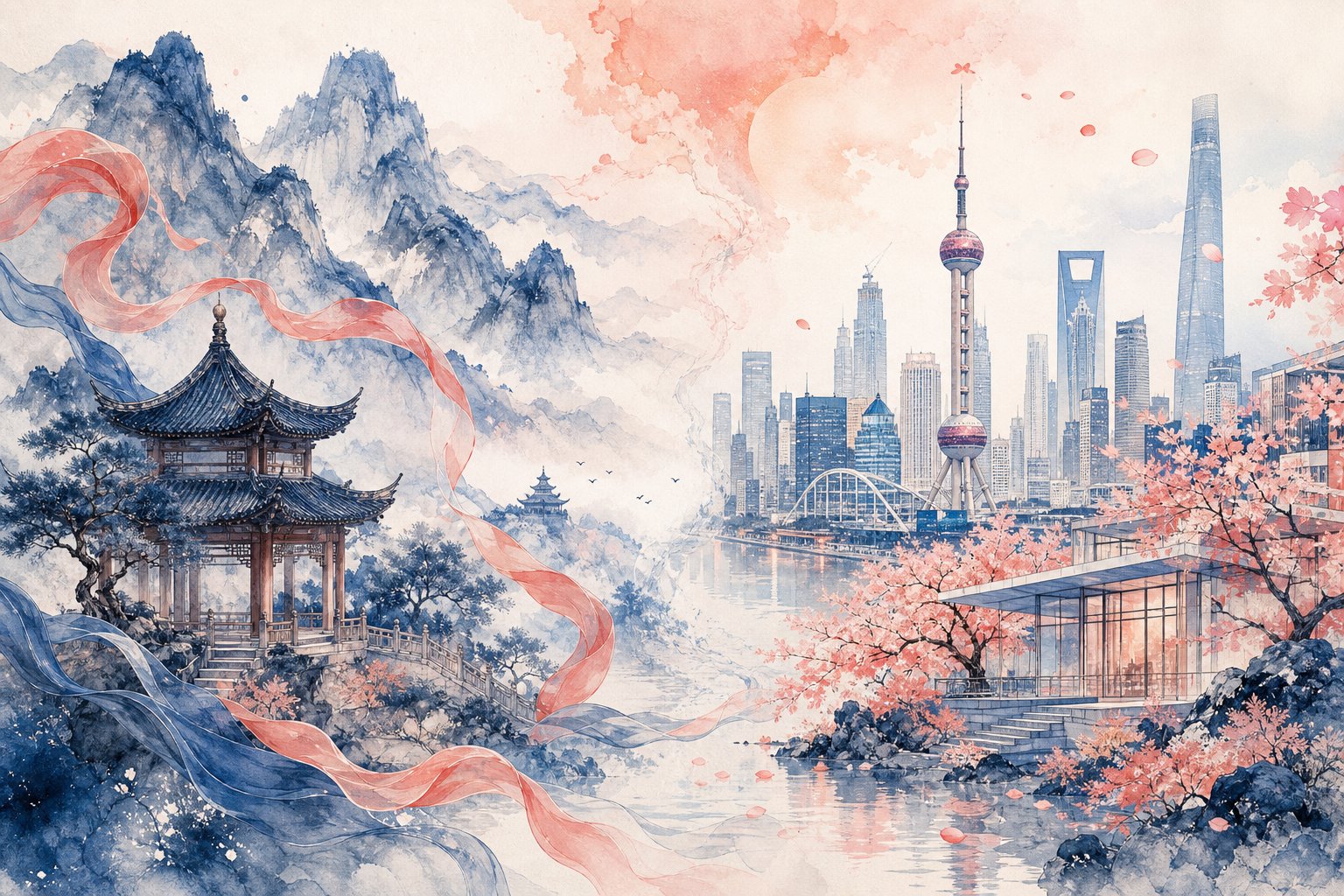 visual contrast between classical literary and modern contemporary chinese naming styles