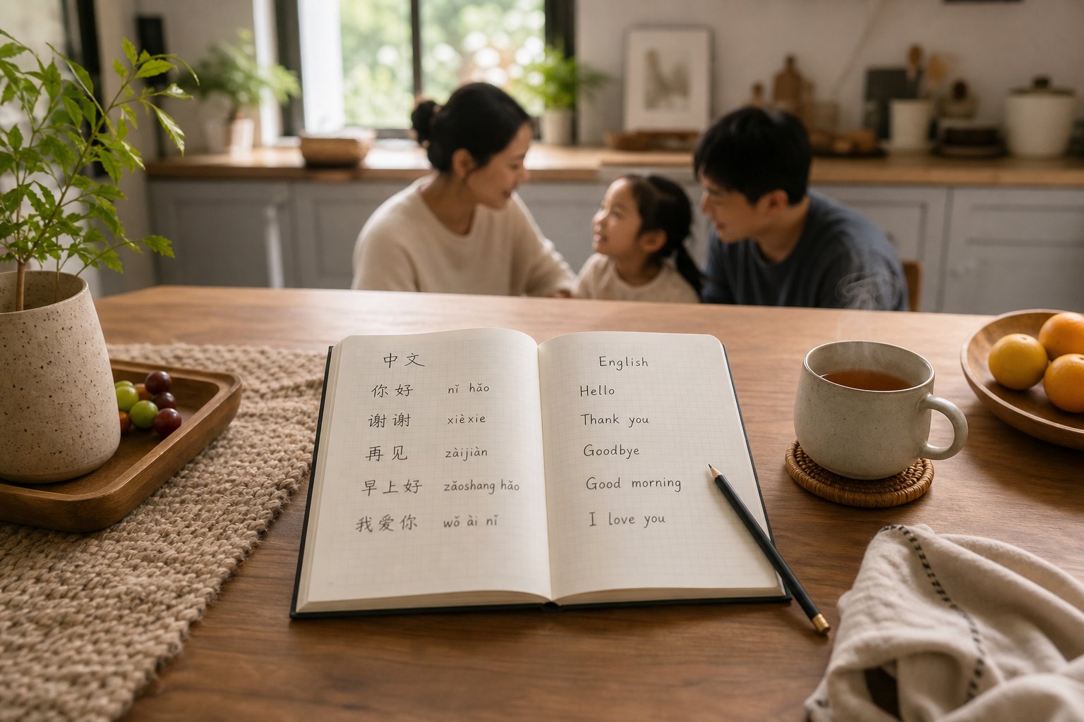 a bilingual naming worksheet showing chinese characters alongside english phonetics for diaspora families choosing sheep year names