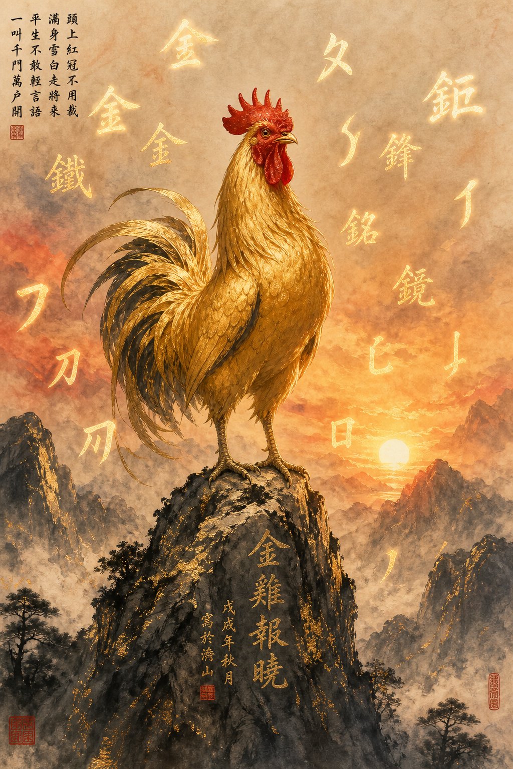 Luck by Radical: Best Chinese Name Radicals for Rooster Zodiac