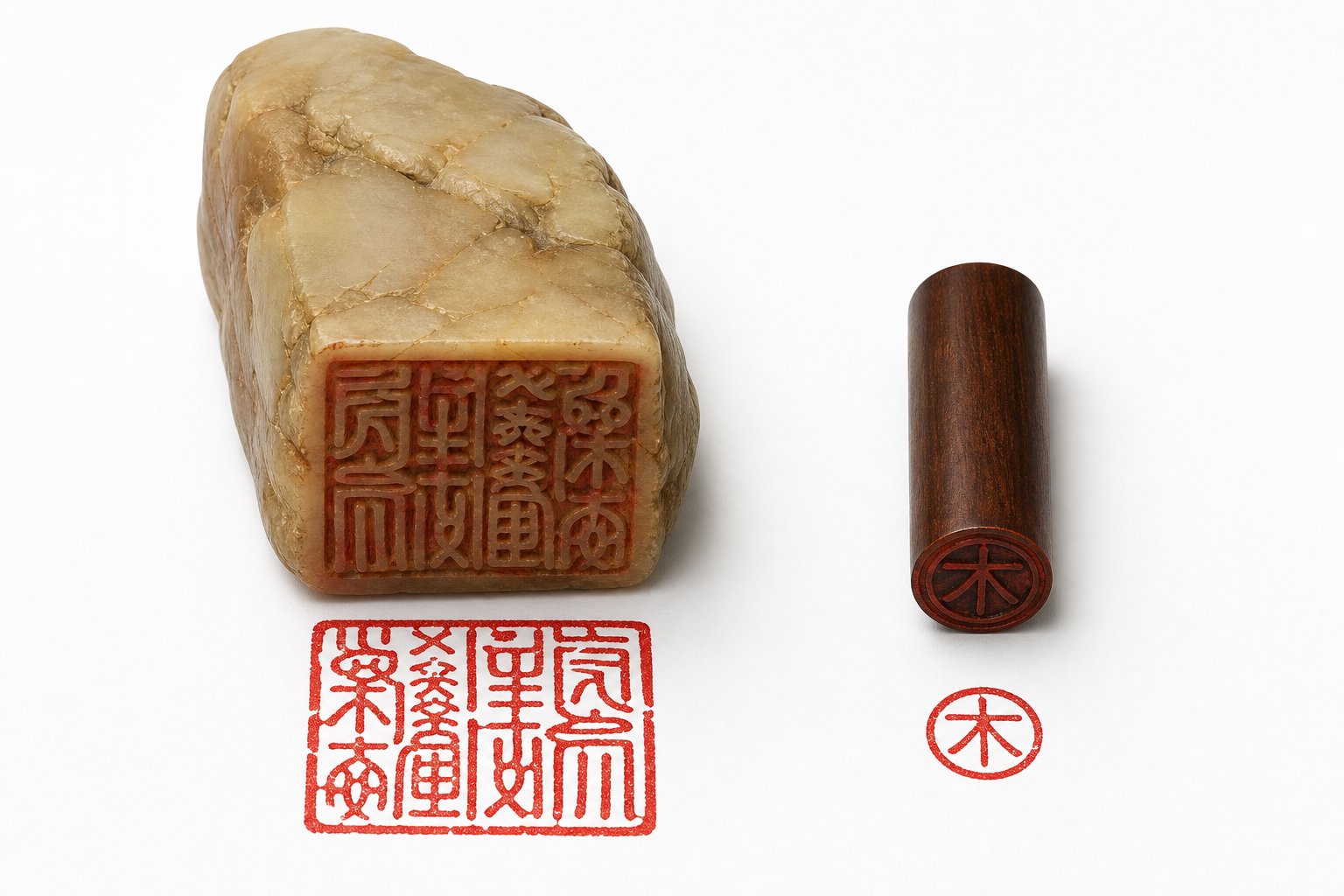 chinese art seals and japanese hanko share origins but differ in size shape material and cultural purpose