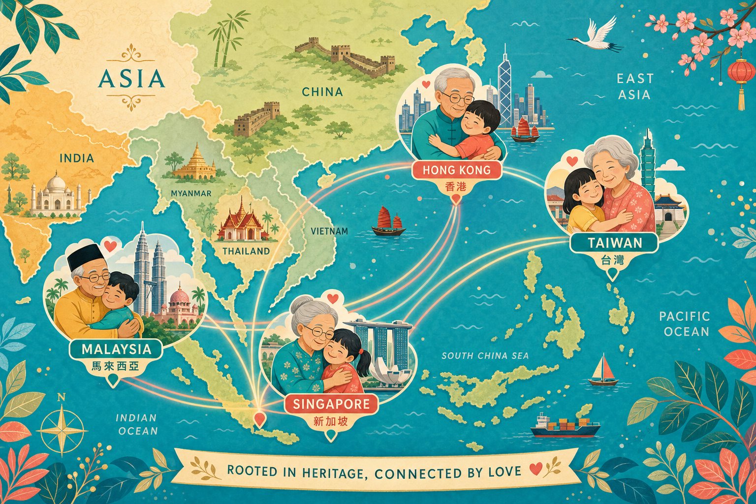 chinese grandparent nicknames vary across cantonese hokkien and hakka dialect communities