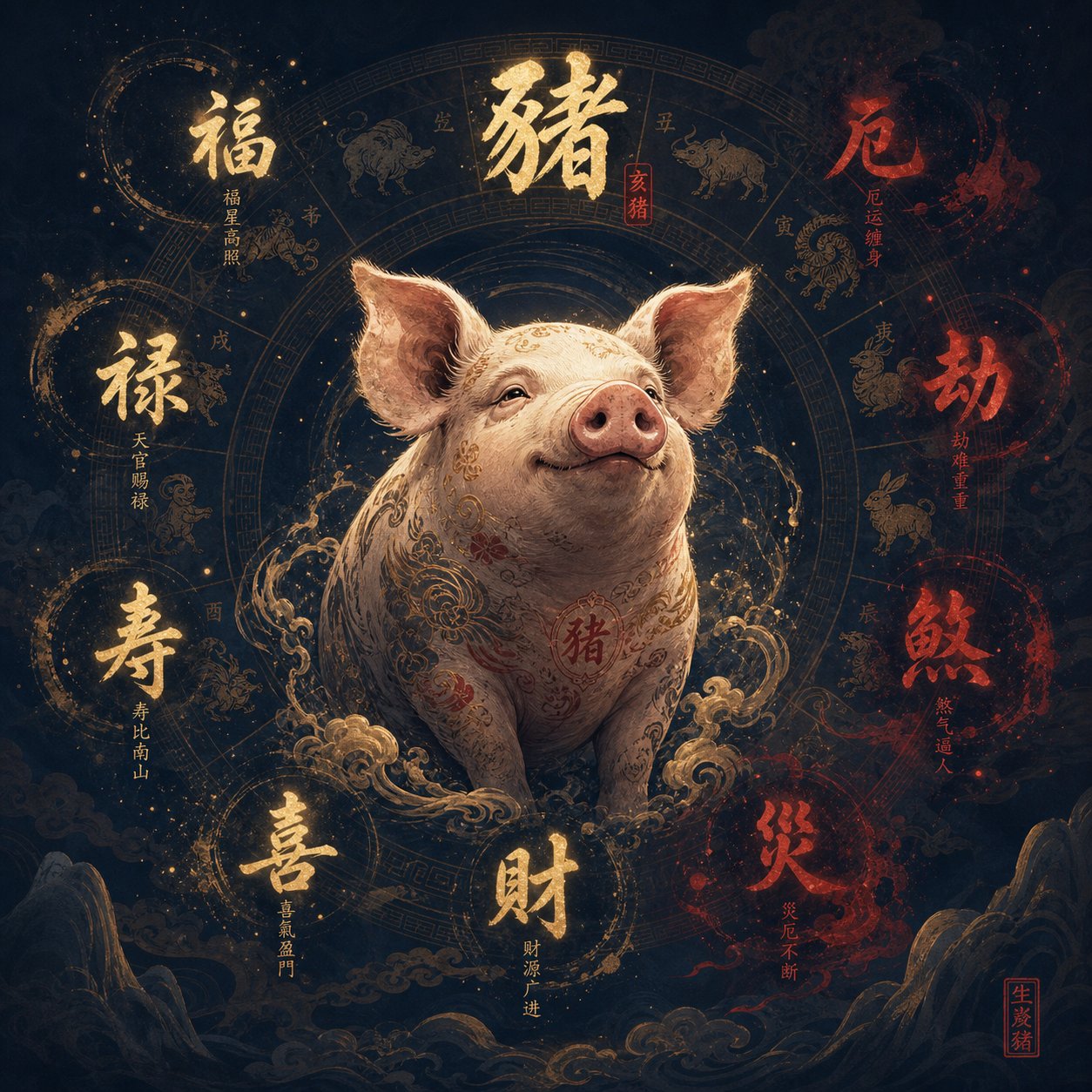 Chinese Characters To Avoid For Pig Zodiac That Invite Misfortune