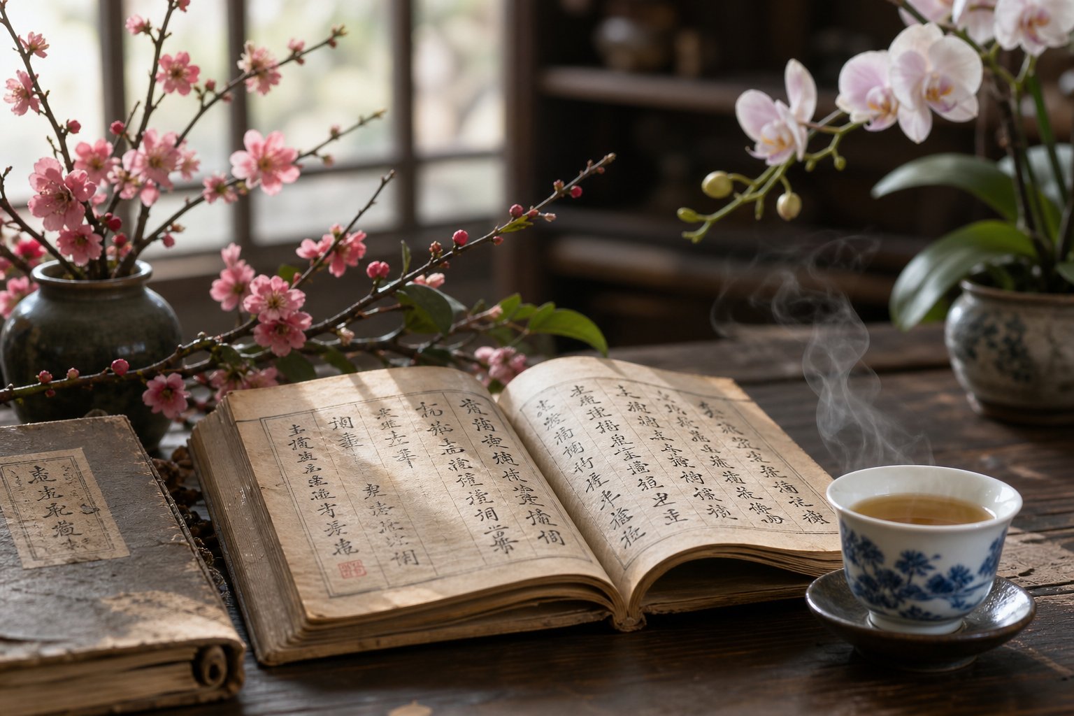 classical chinese poetry texts that serve as primary sources for elite family naming choices