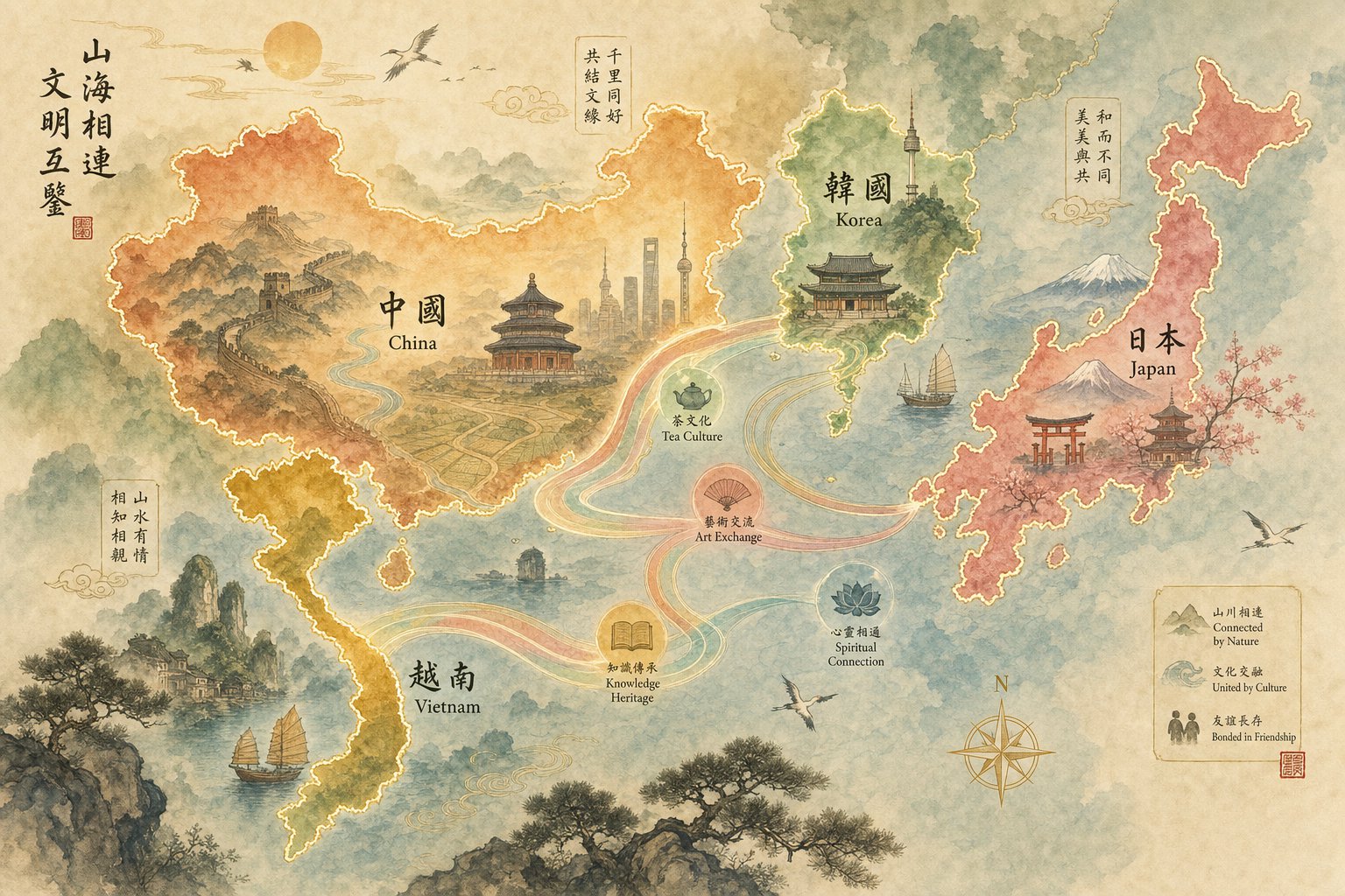 east asian cultures sharing feng shui traditions across china japan korea and vietnam