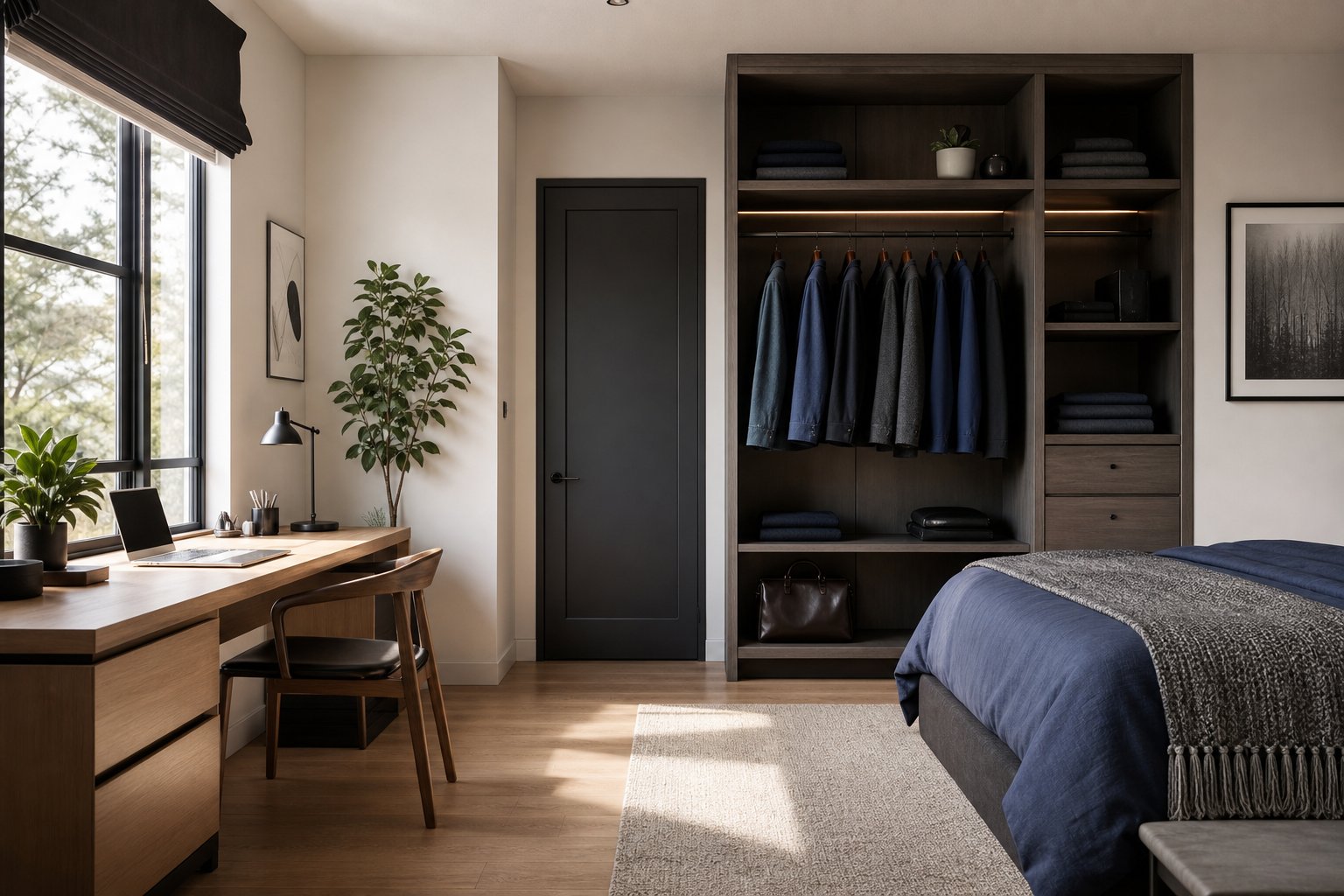 everyday applications of element aligned colors in wardrobe choices and living space design