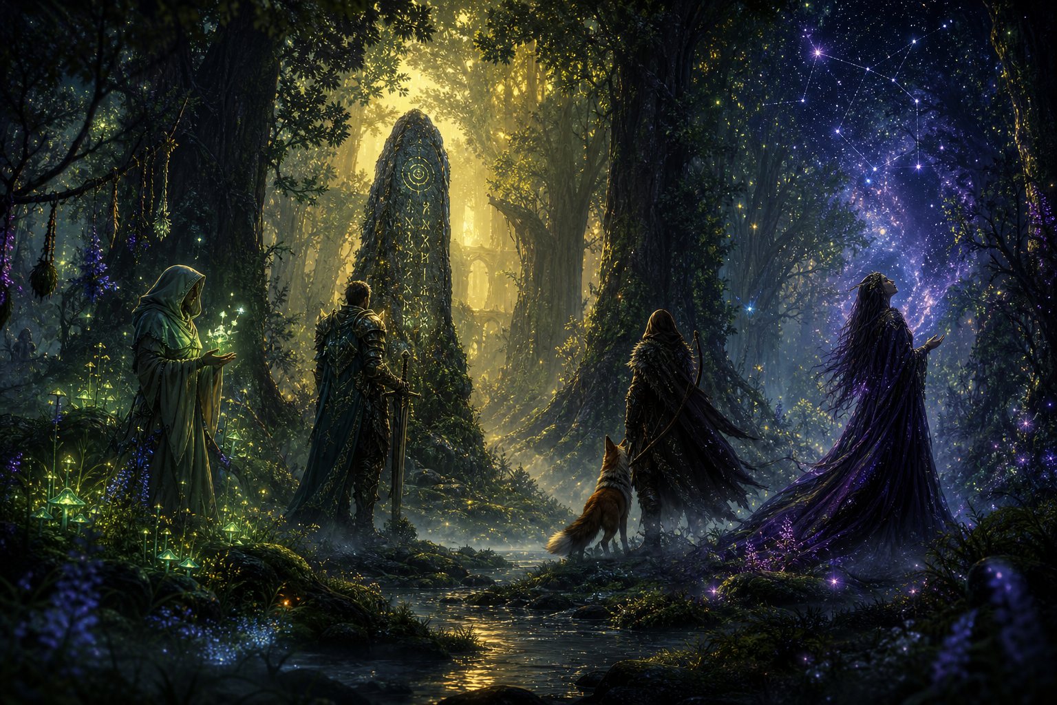 fantasy character archetypes pair naturally with specific nature name categories from botanical healers to geological warriors