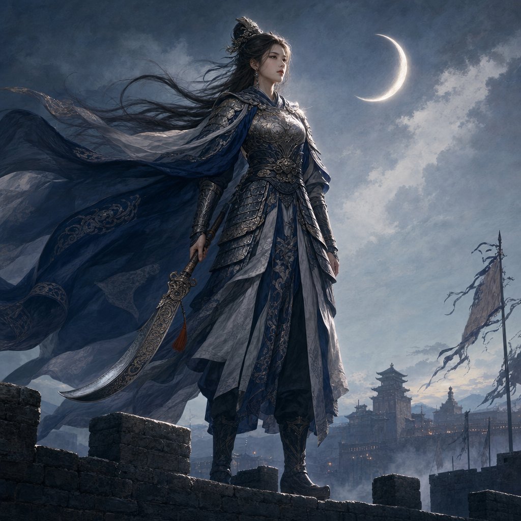 female wuxia characters carry names built for authority and martial power