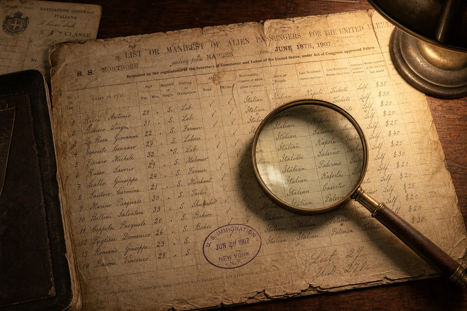 historical immigration records often captured the ah prefix as a legal name creating lasting genealogy challenges