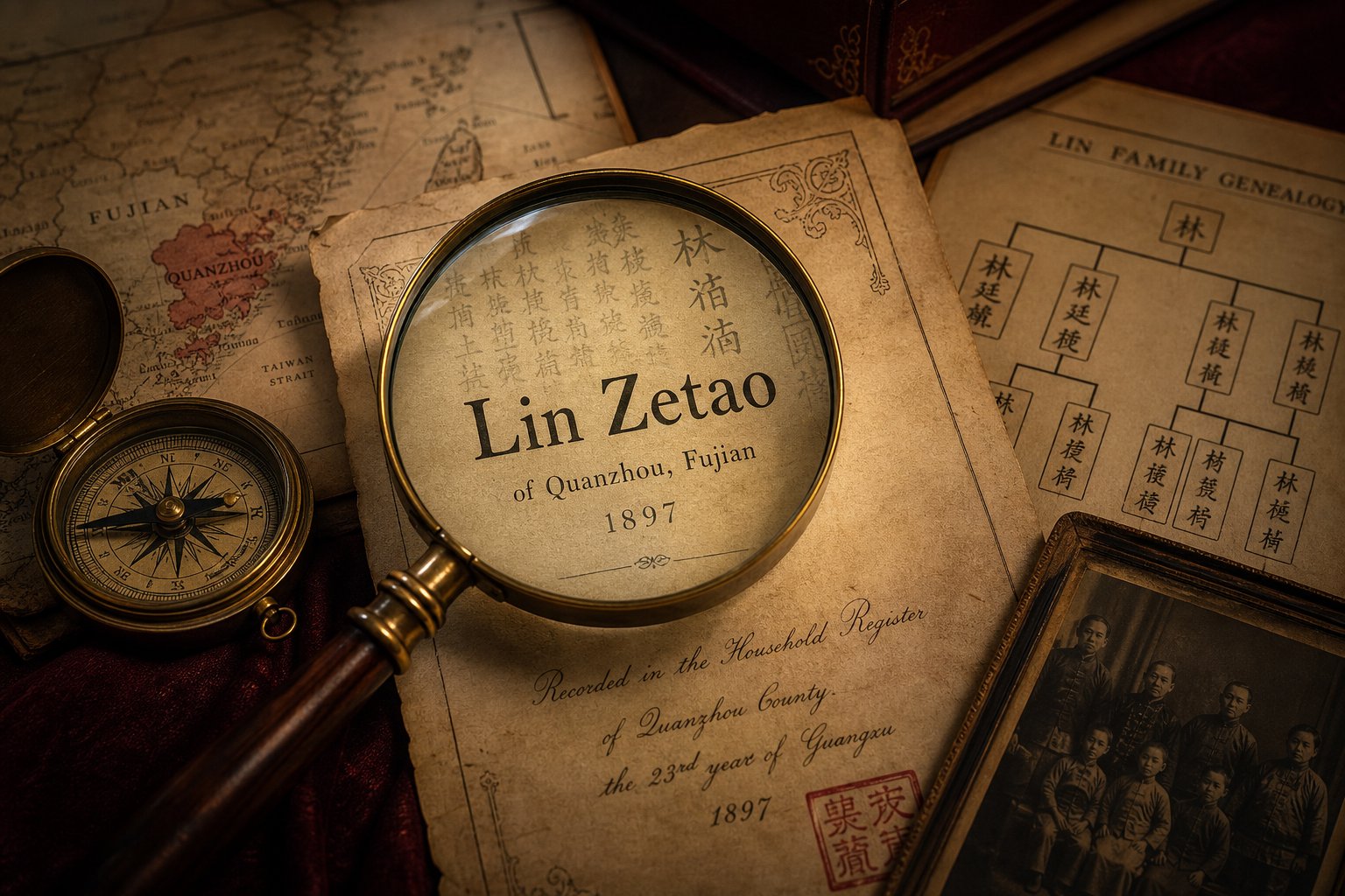 identifying the original chinese character from a romanized teochew surname requires systematic detective work