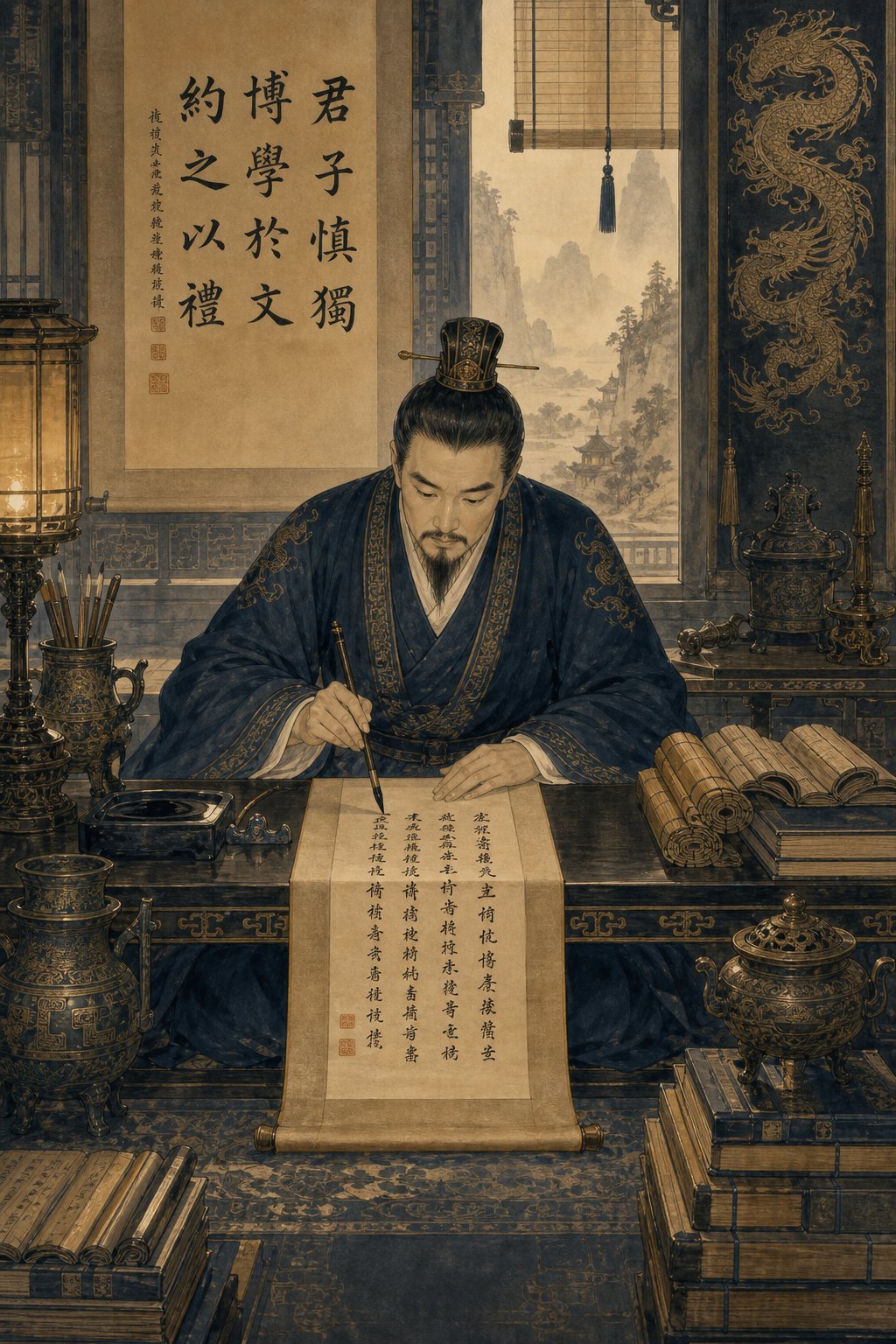 imperial era scholar composing names within the layered conventions of dynastic chinese culture