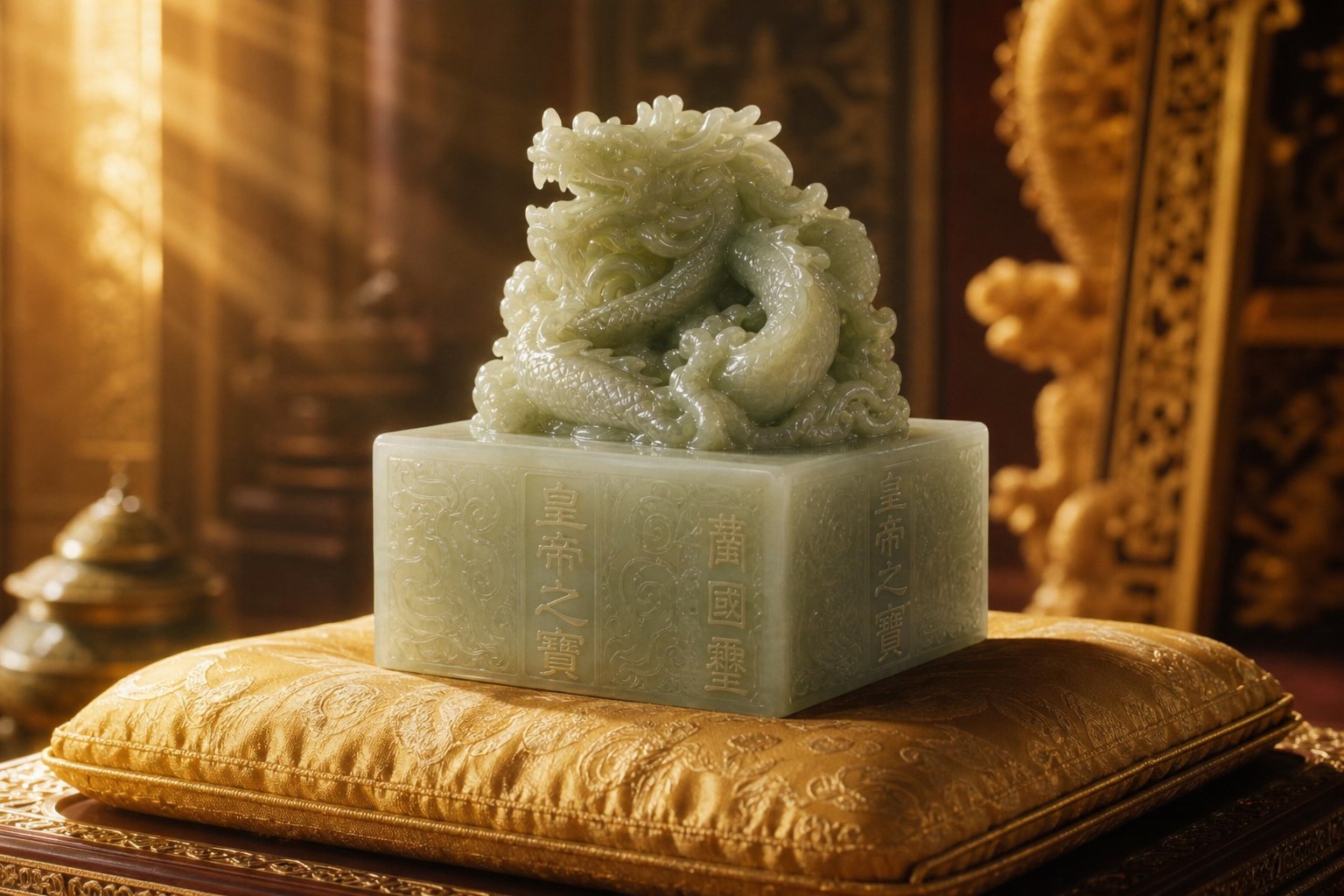 imperial jade seals like those used by the qianlong emperor symbolized supreme authority and legitimate rule