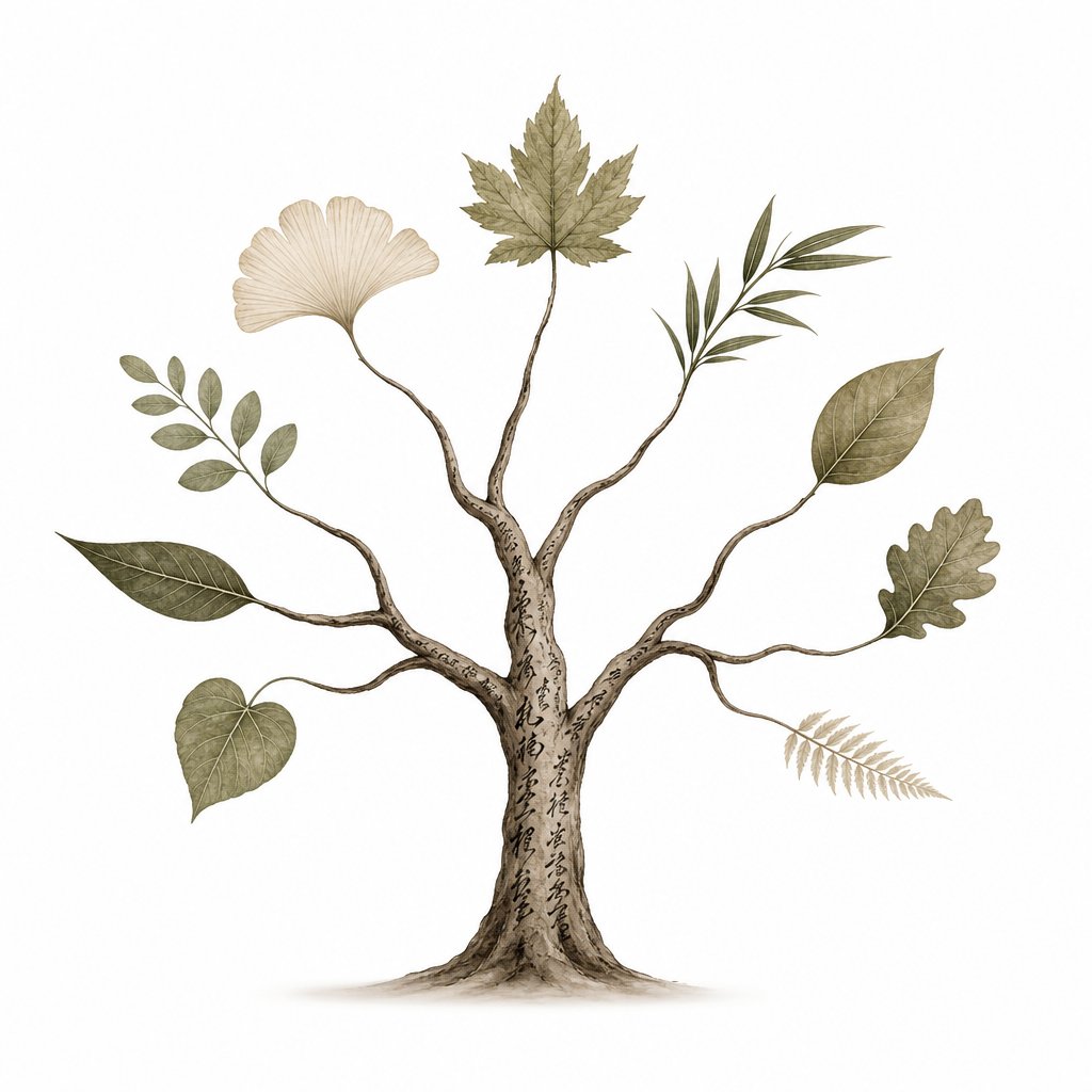 like branches of one tree all romanized variants of 張 trace back to a single ancestral origin