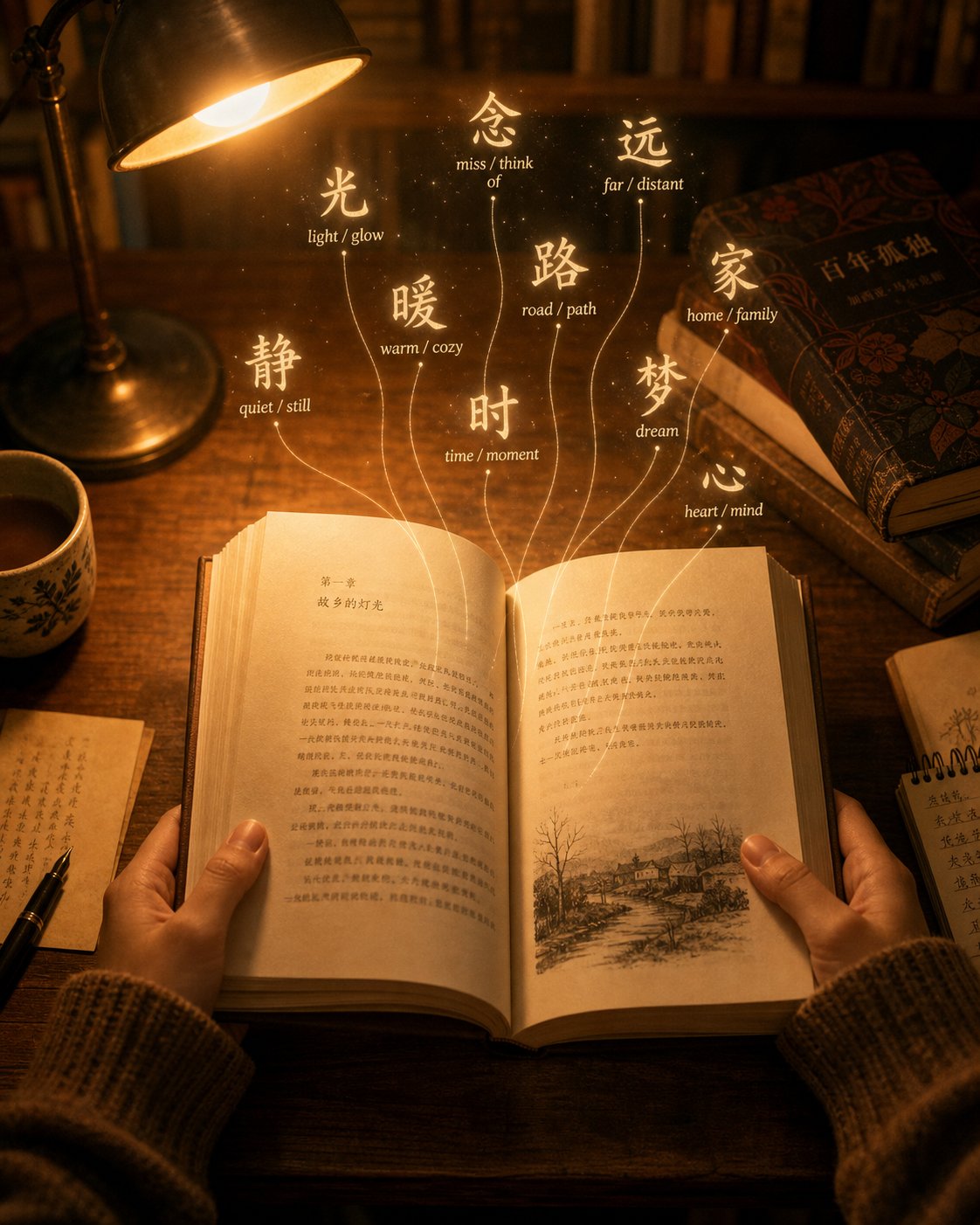 looking up character meanings transforms chinese names from opaque sounds into windows of authorial intent
