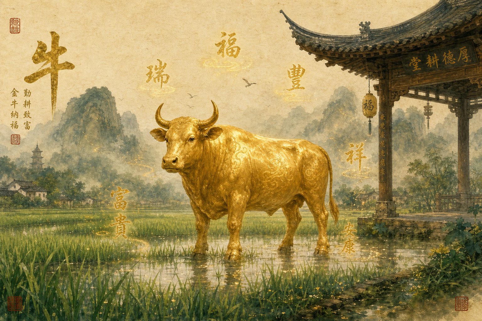 Lucky Chinese Characters for Year of the Ox Naming Masters Swear By