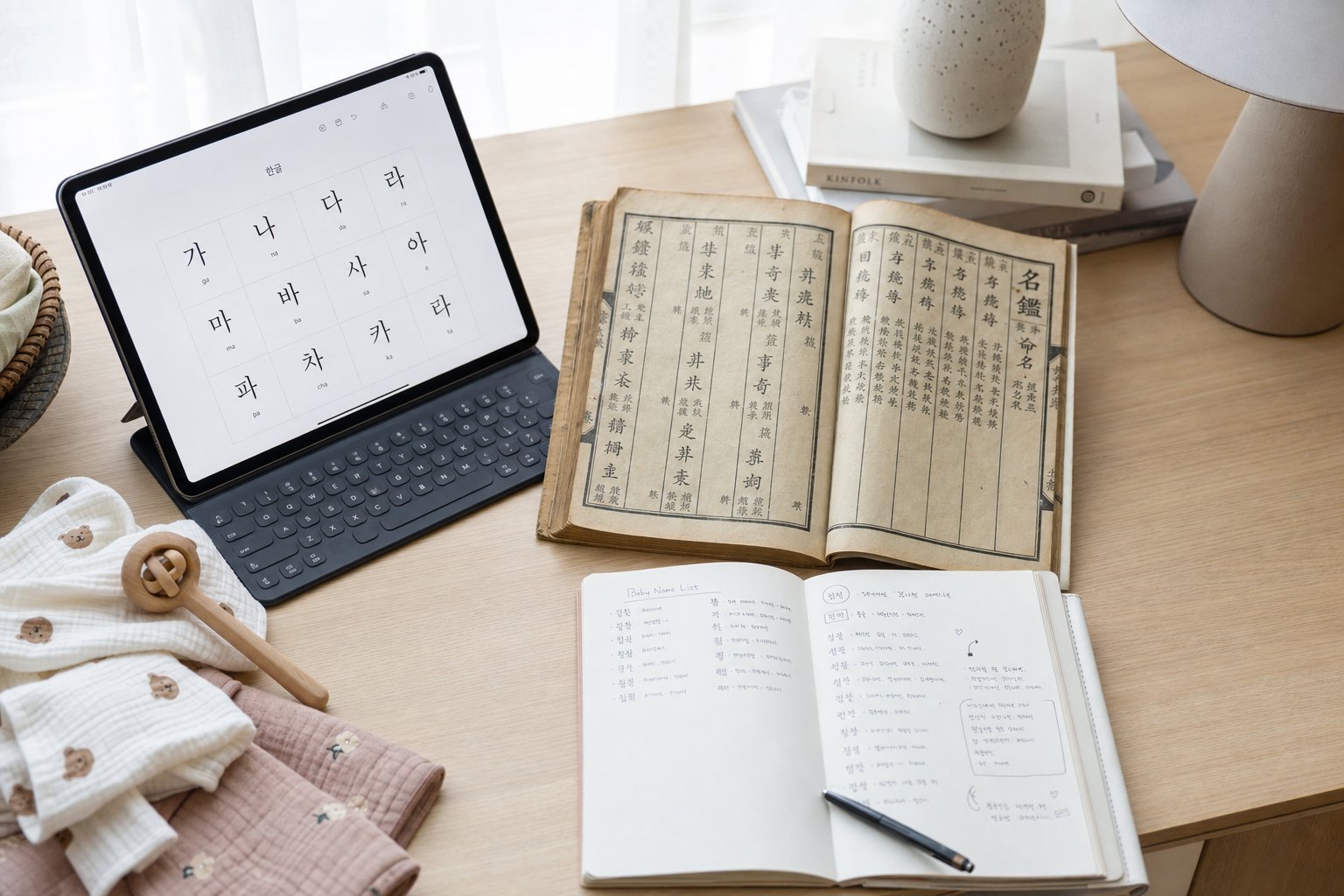modern korean parents choose between traditional hanja characters and pure hangul names for their children