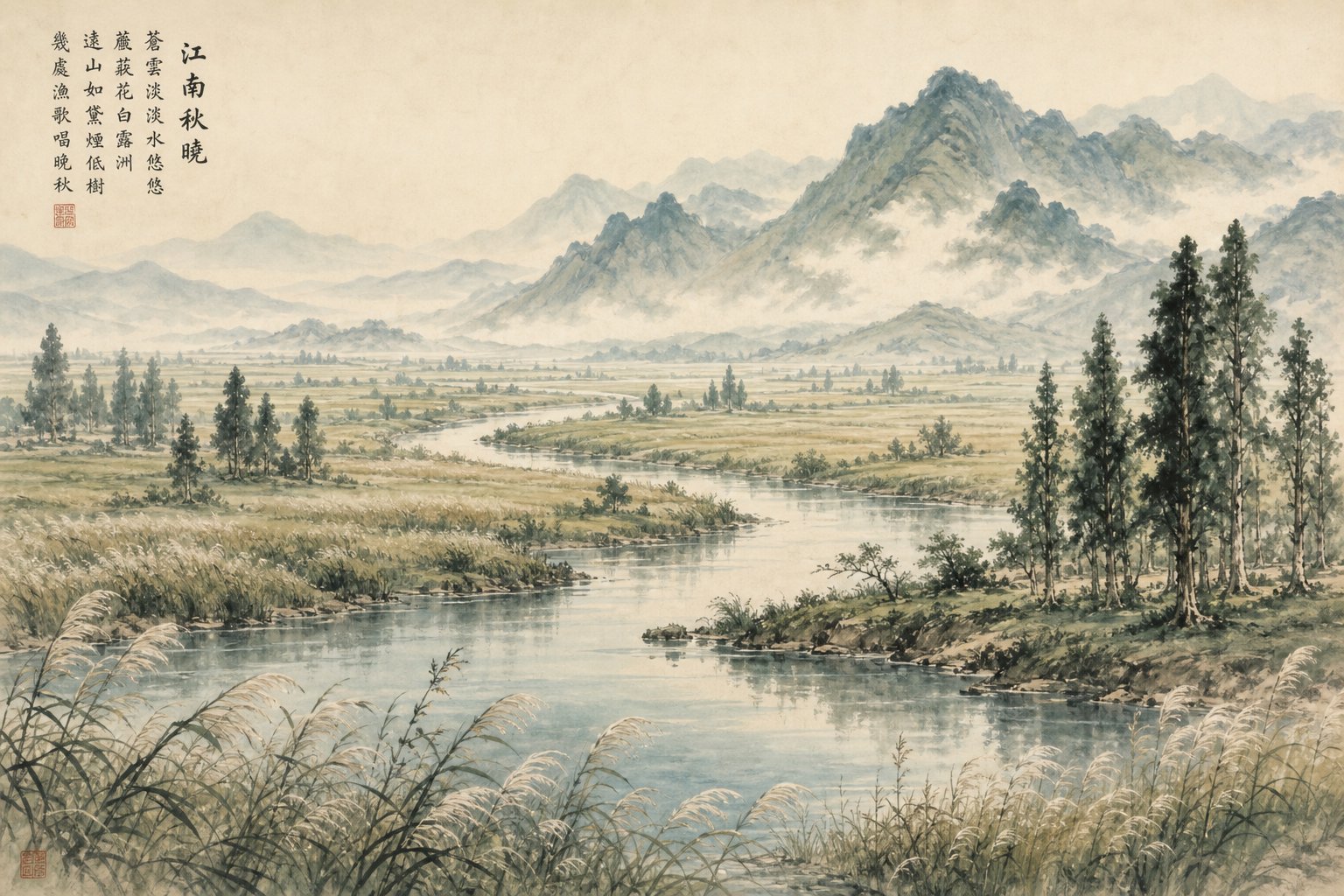 open fields flowing water and sheltering trees represent the natural imagery behind ox year nature names