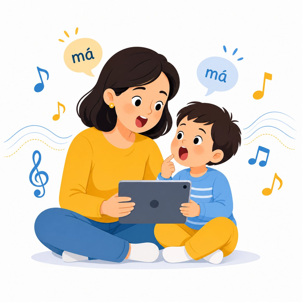 parents can teach children chinese grandparent names through repetition games and audio models