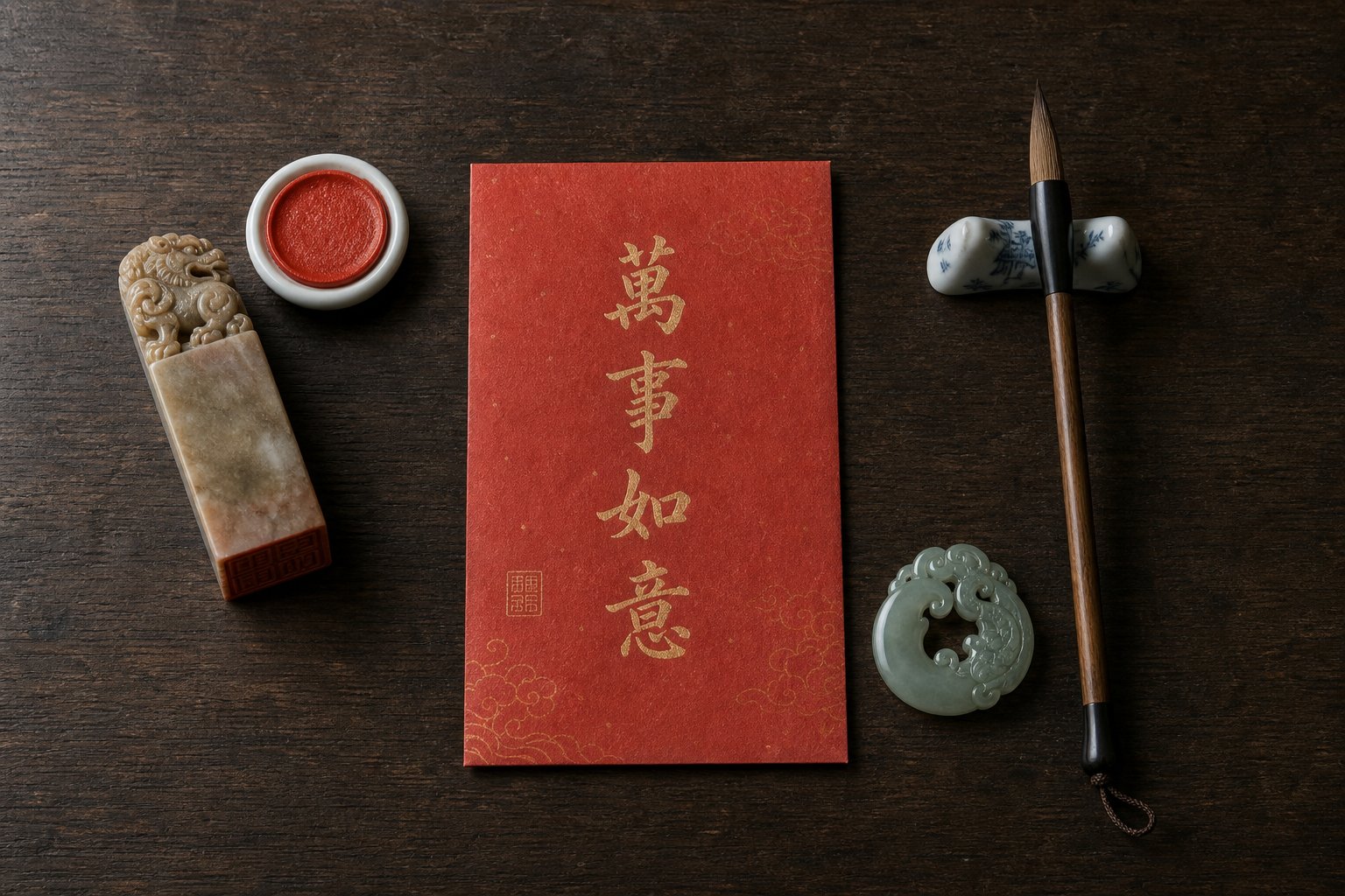 personal seals red envelopes and calligraphy offer everyday ways to apply lucky ox characters