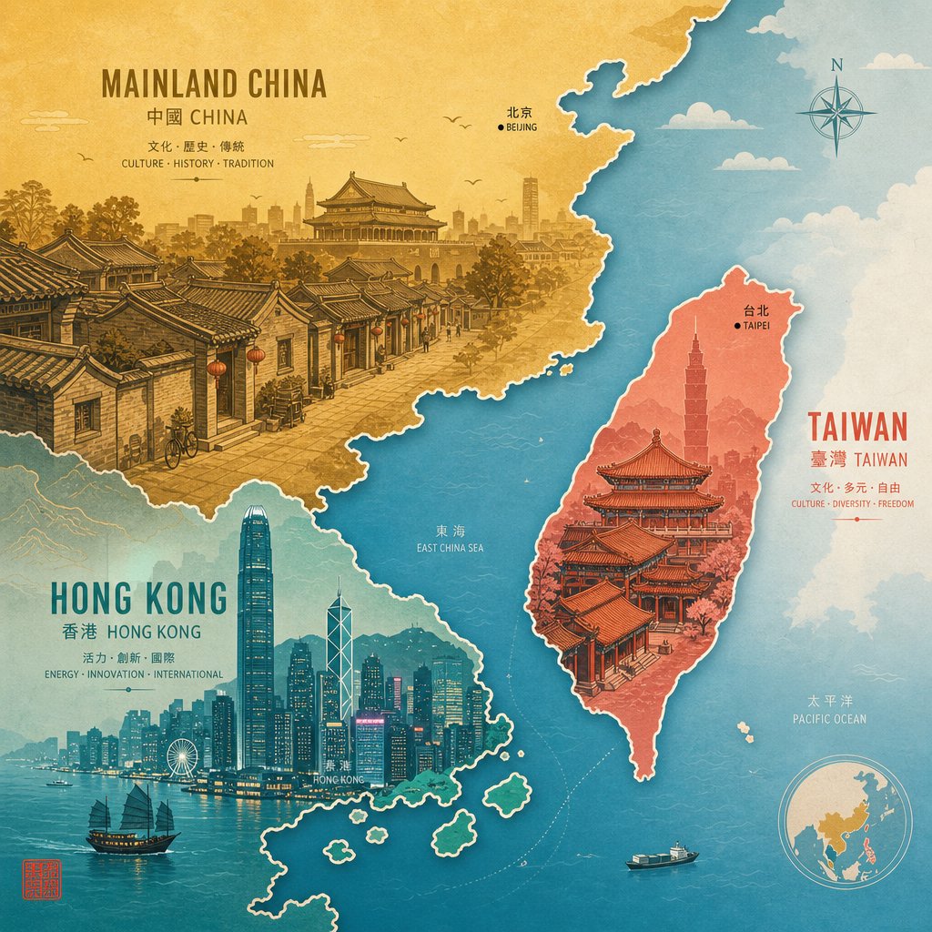 regional vocabulary for foreigners varies dramatically across hong kong taiwan and mainland china