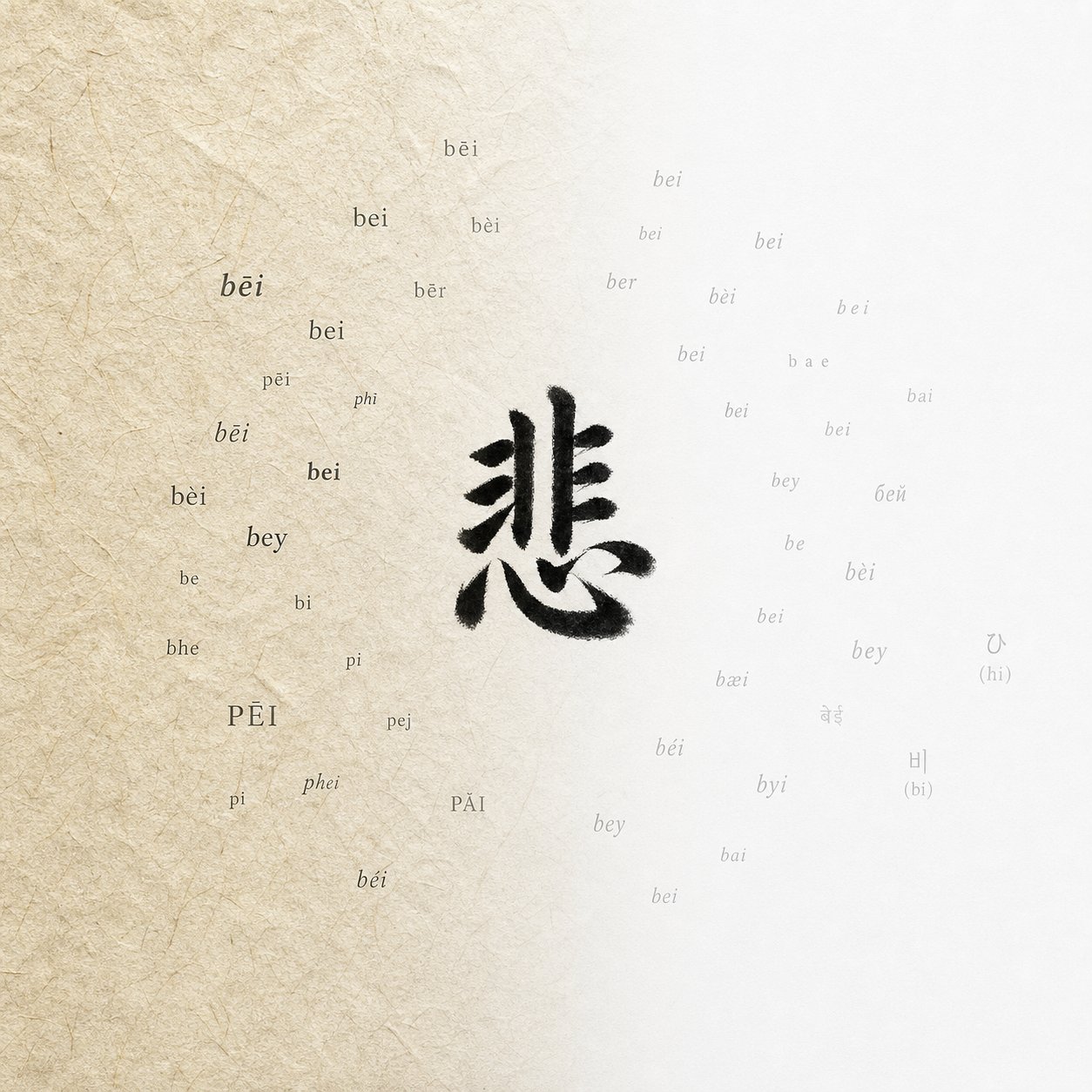 romanization systems produce different spellings from the same chinese character fragmenting meaning in translation