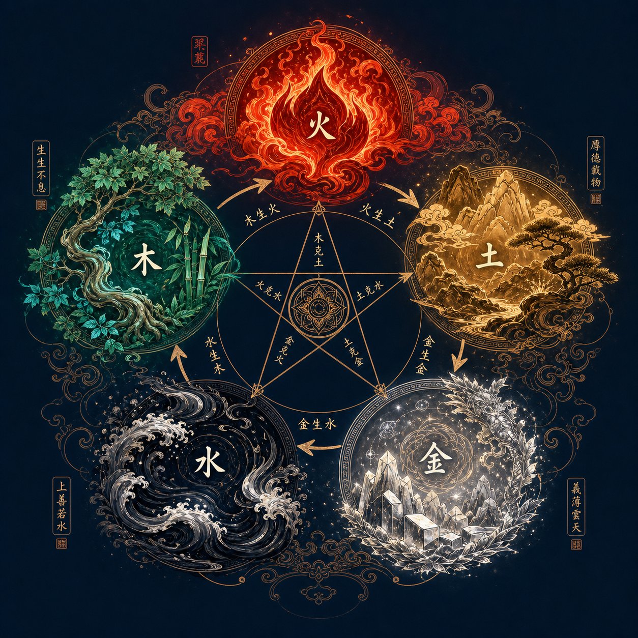 the five elements birth chart system guides parents in selecting color characters that balance a child's cosmic profile