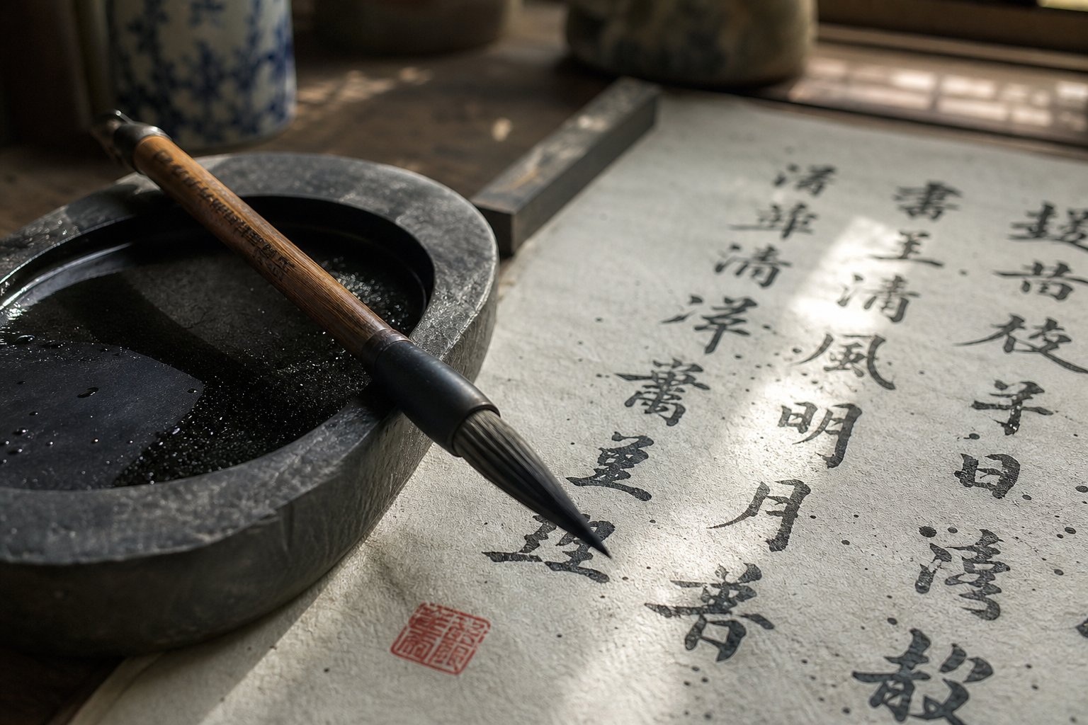 Regular Script Chinese Calligraphy: From Han Dynasty To Your Desk