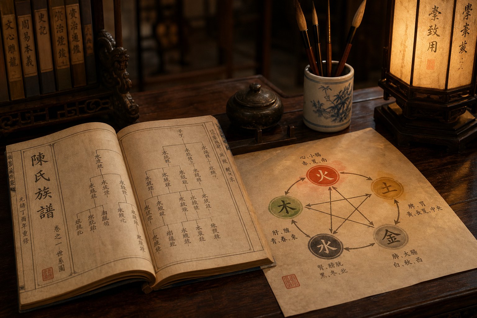 traditional naming conventions balance stroke counts five elements theory and generational characters to create harmonious names