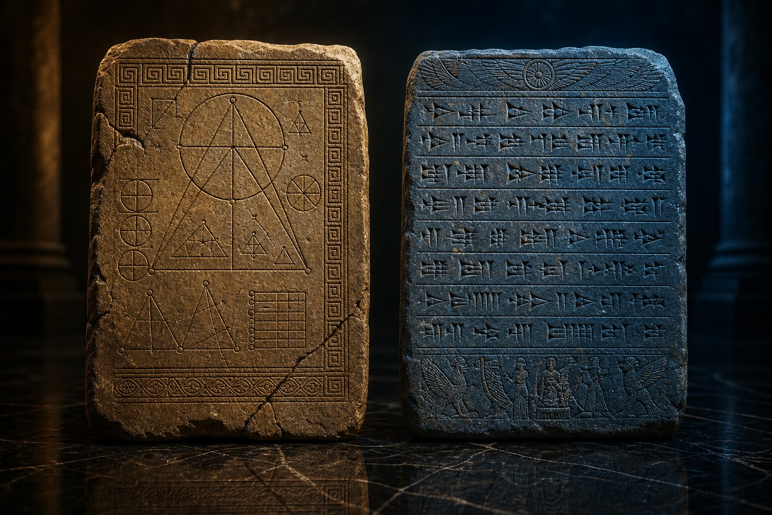 two ancient numerology traditions offering different approaches to calculating business name vibrations