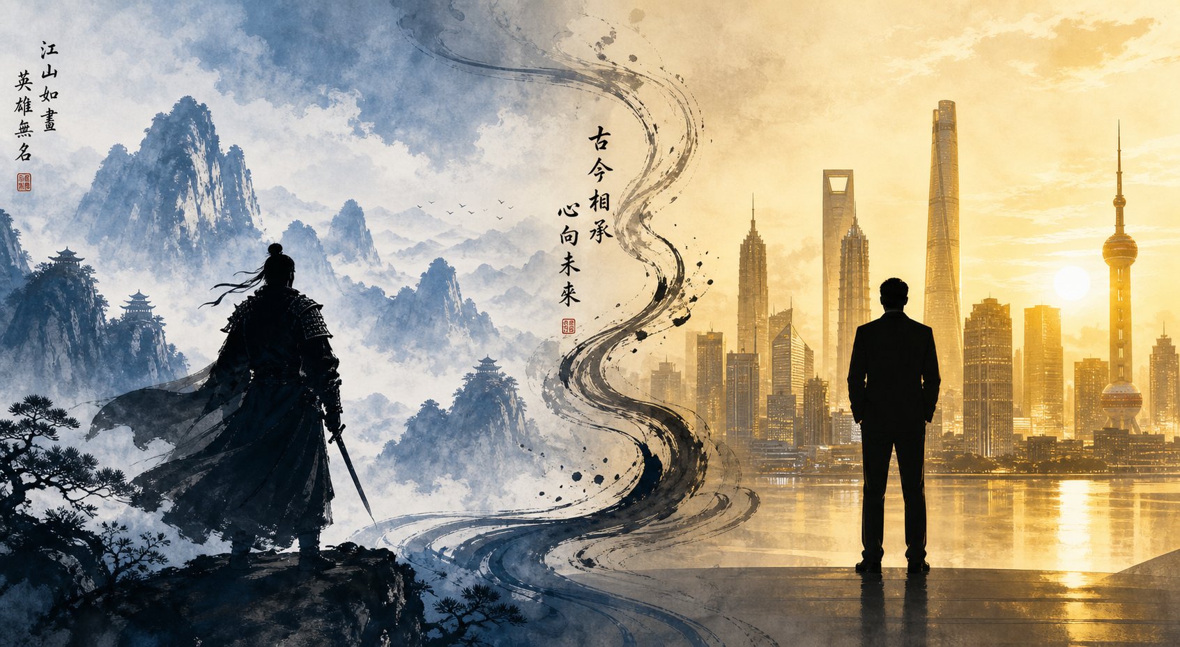 two naming contexts side by side historical fiction characters versus modern professional chinese names