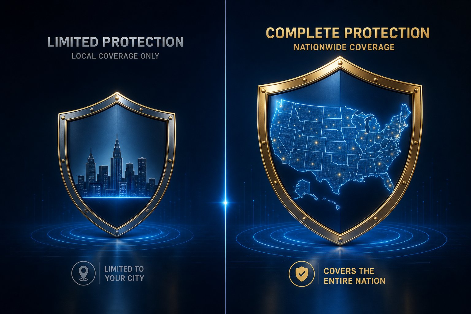 company name registration offers only local protection while trademark registration secures nationwide brand rights in china