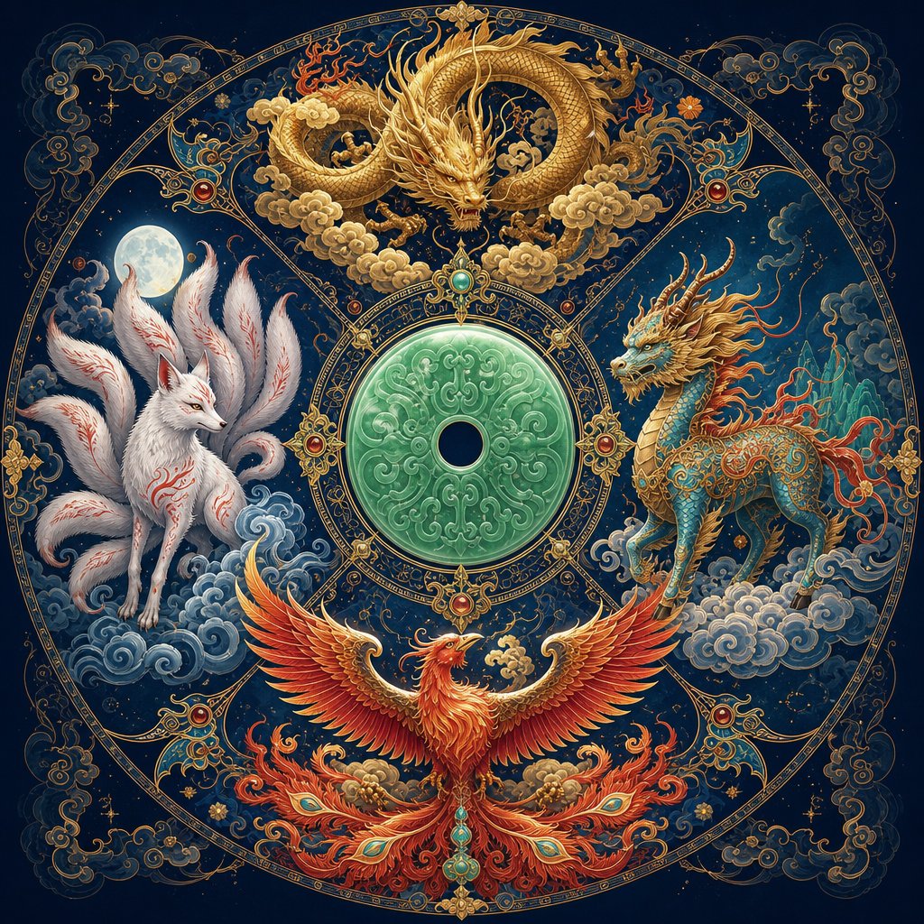 dragons phoenixes and fox spirits form the core mythological vocabulary of chinese fantasy naming