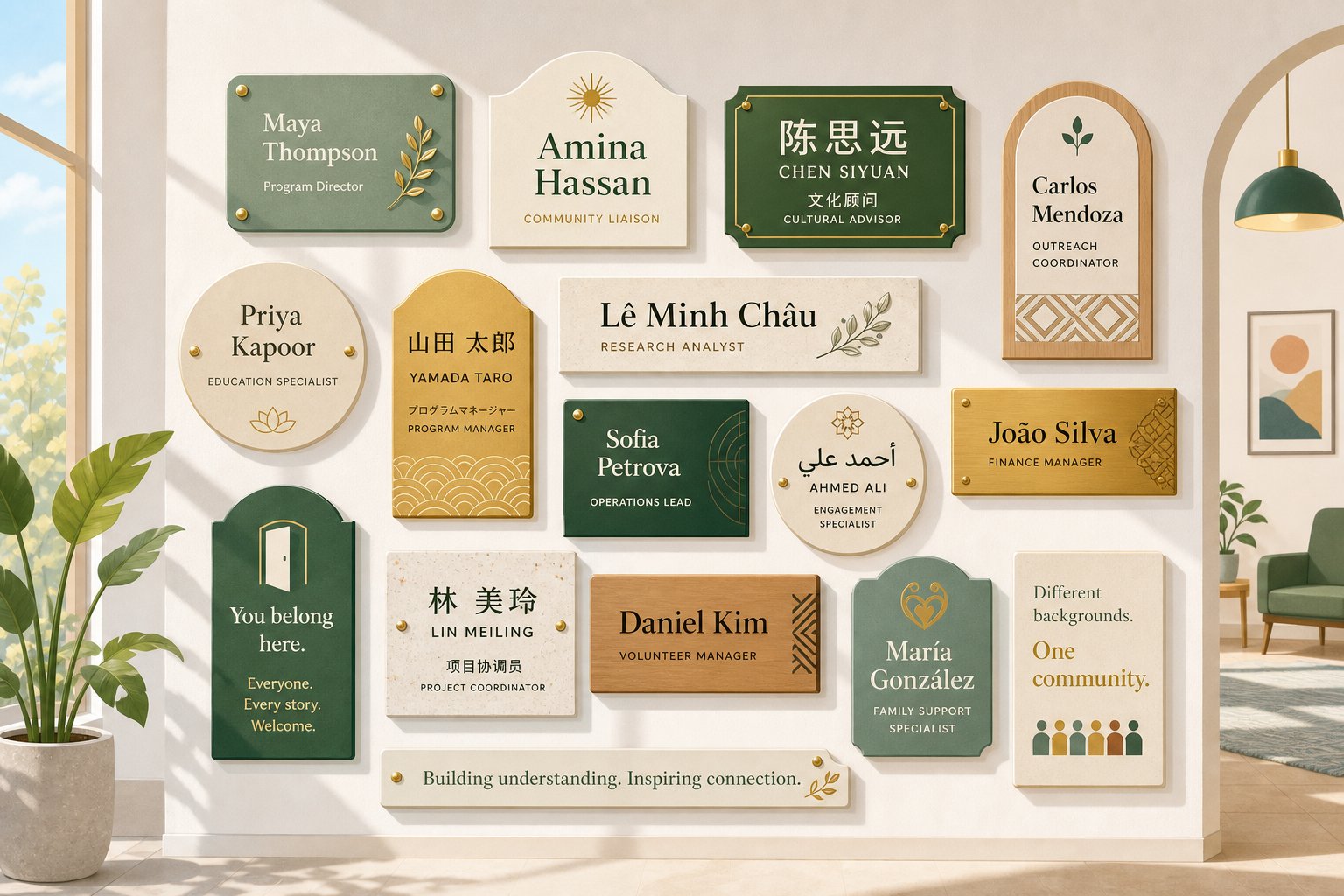 inclusive institutions design systems where every name belongs without requiring adaptation