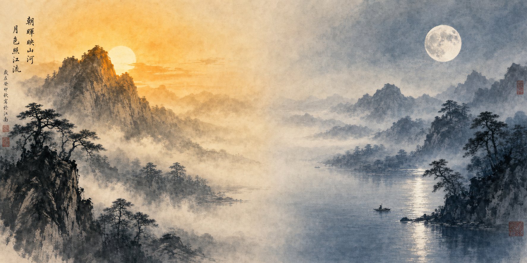 nature themed twin names draw on complementary forces like sun and moon or mountain and river
