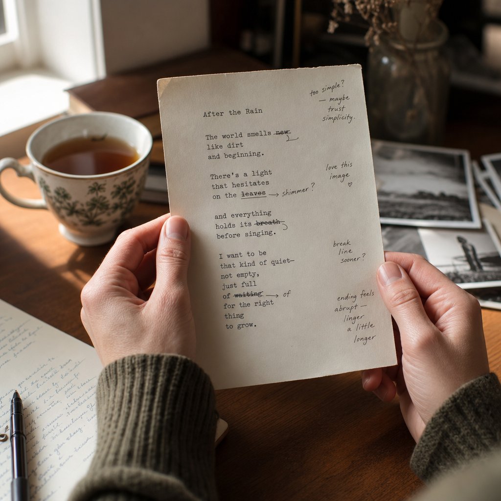 personalizing a generated name poem means layering in real memories and details only you can provide