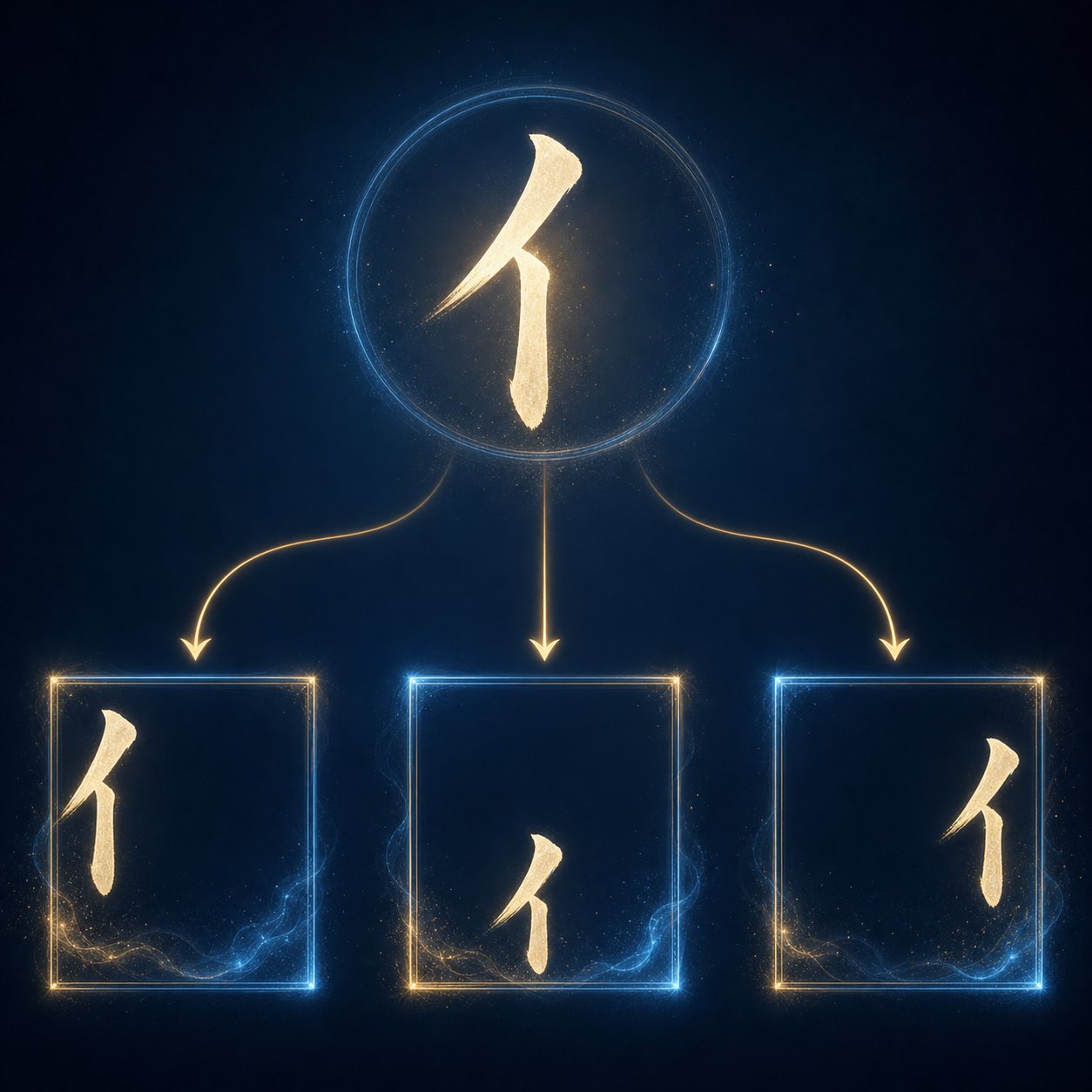 radicals reshape and compress depending on their position within the character square