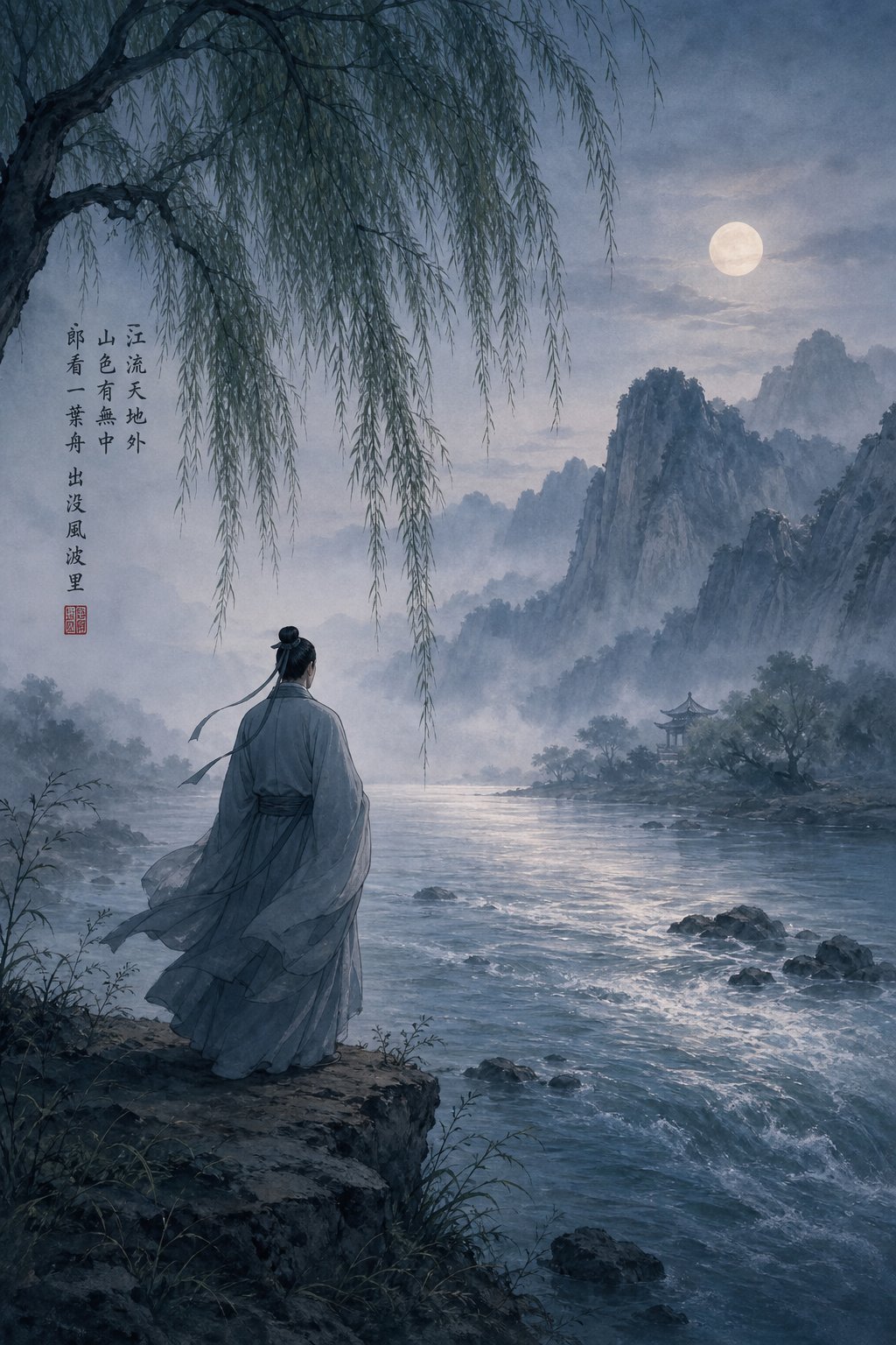 rivers symbolize time persistence and moral virtue in chinese philosophical tradition