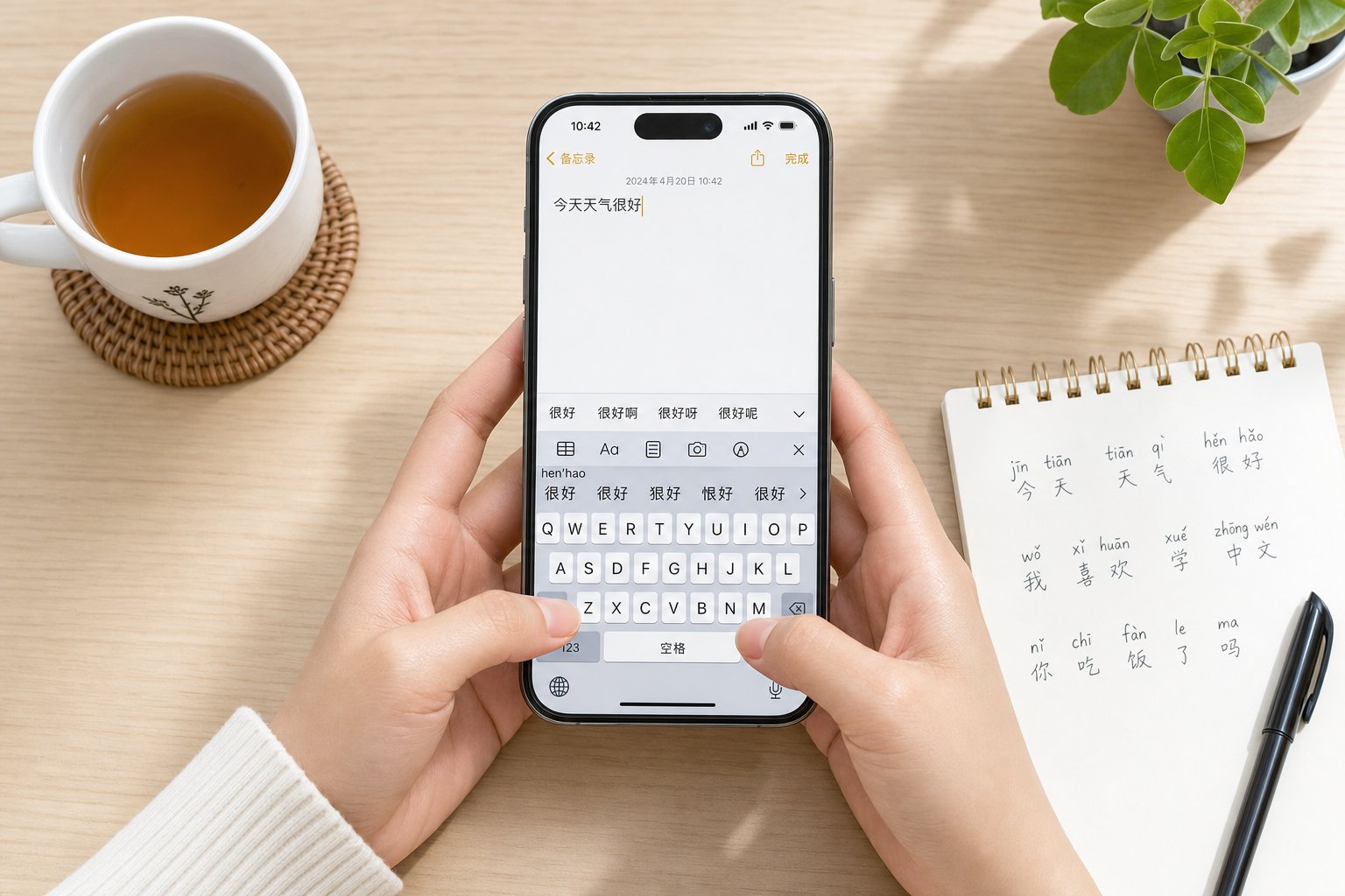 setting up a chinese keyboard on your phone takes under two minutes for instant character input