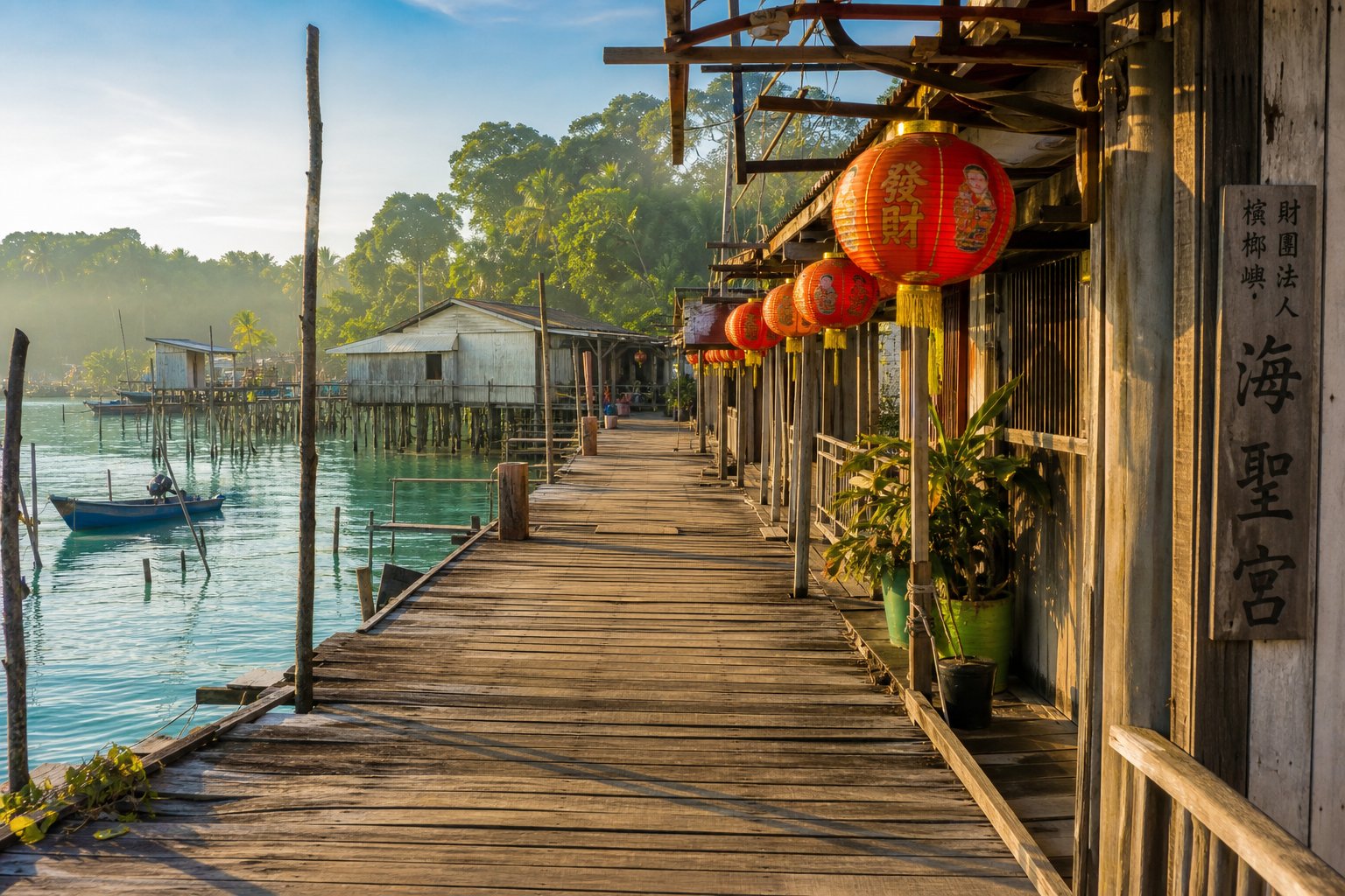 the chew clan jetty in penang represents hokkien speaking zhou families who spell their surname differently