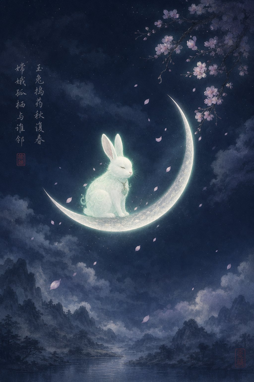 the mythical jade rabbit on the moon a celestial legend that inspires auspicious chinese characters for fortune and purity