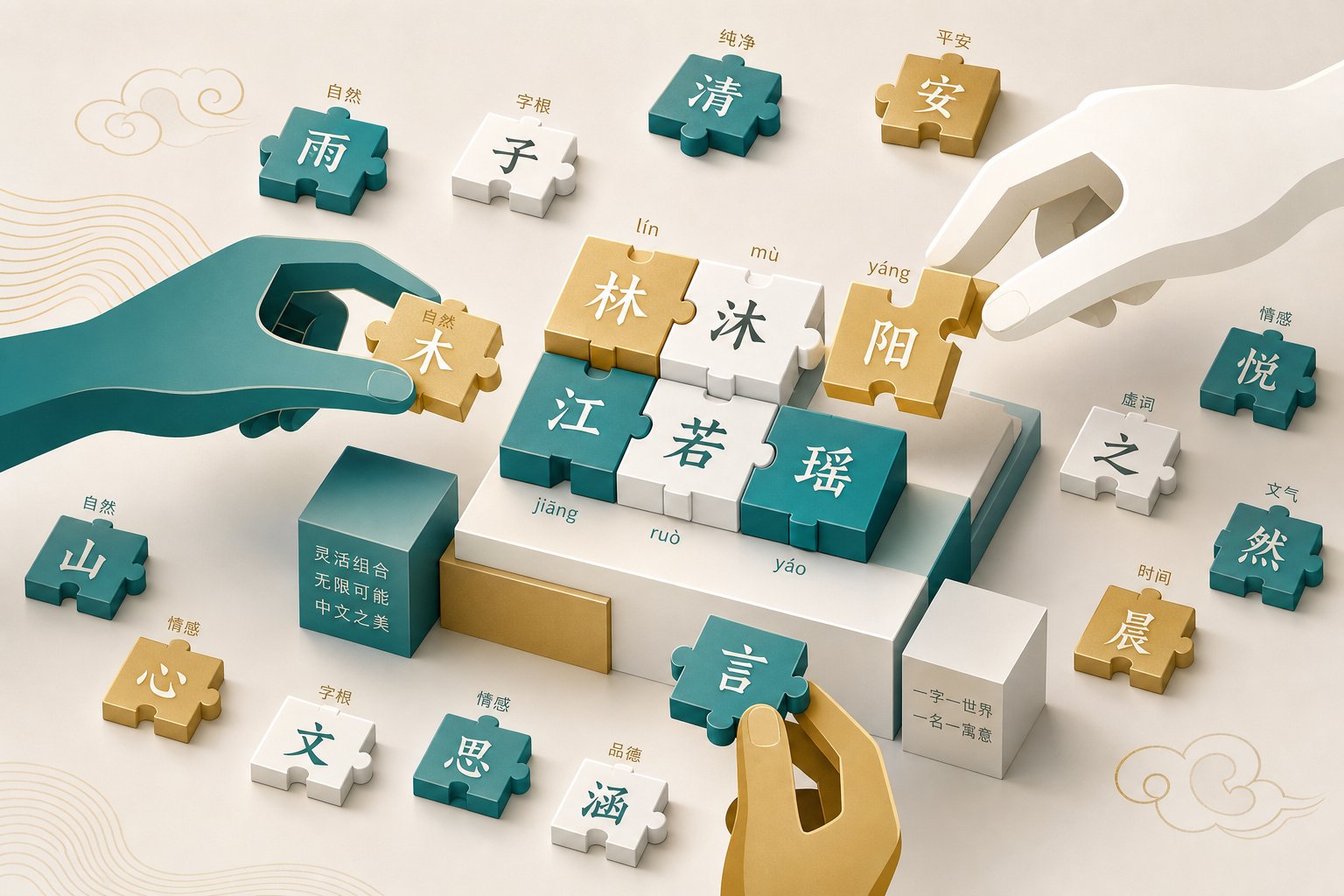 chinese naming patterns work like building blocks for creating unlimited username combinations