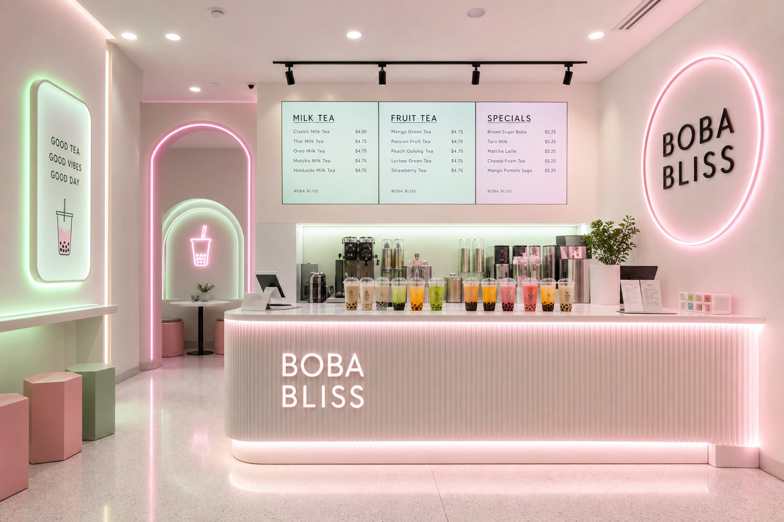 modern chinese tea brand storefront reflecting the shift from literary naming traditions to lifestyle oriented branding