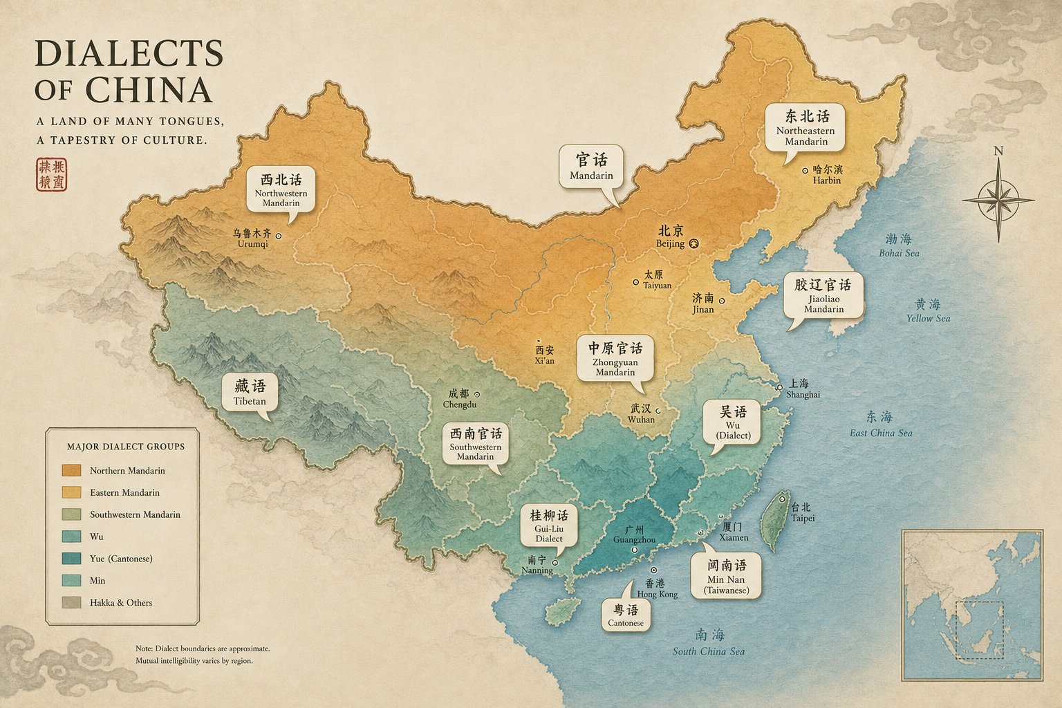 regional dialect traditions shape different three character nickname preferences across china