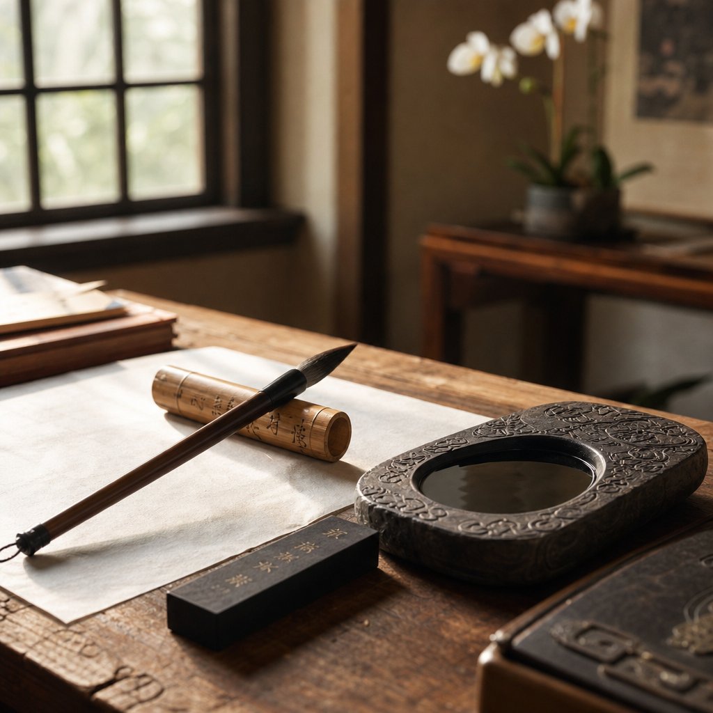 Four Treasures of the Study: From Soot and Stone to Living Art