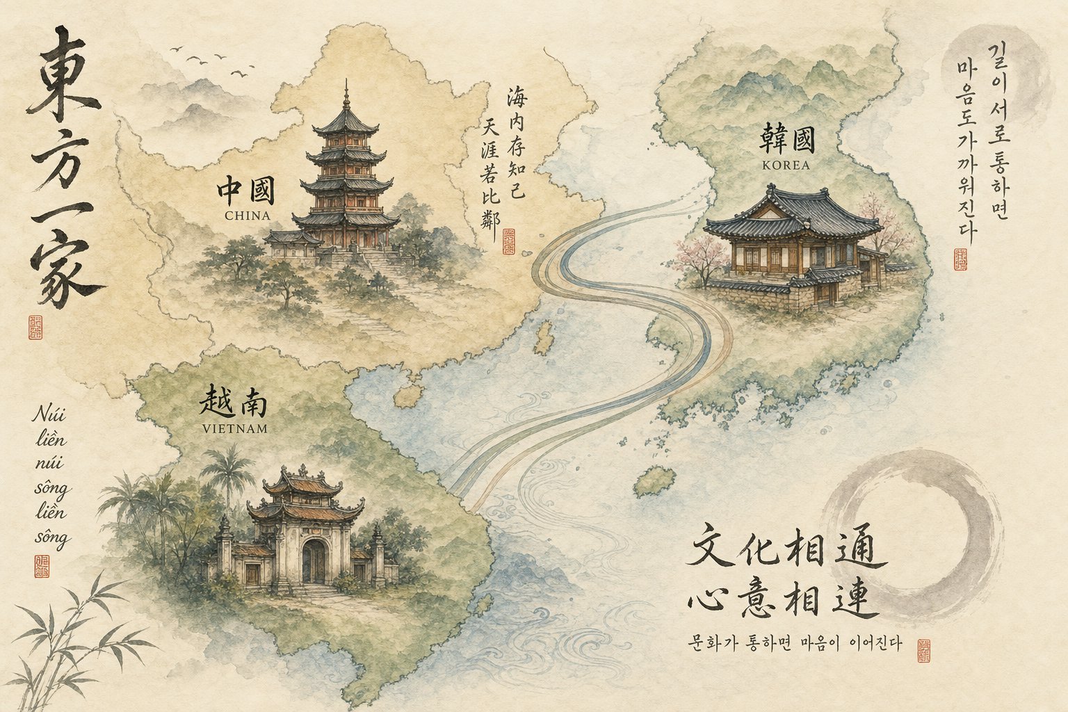 the horse surname spread across east asia through migration and cultural exchange taking different pronunciations in each region