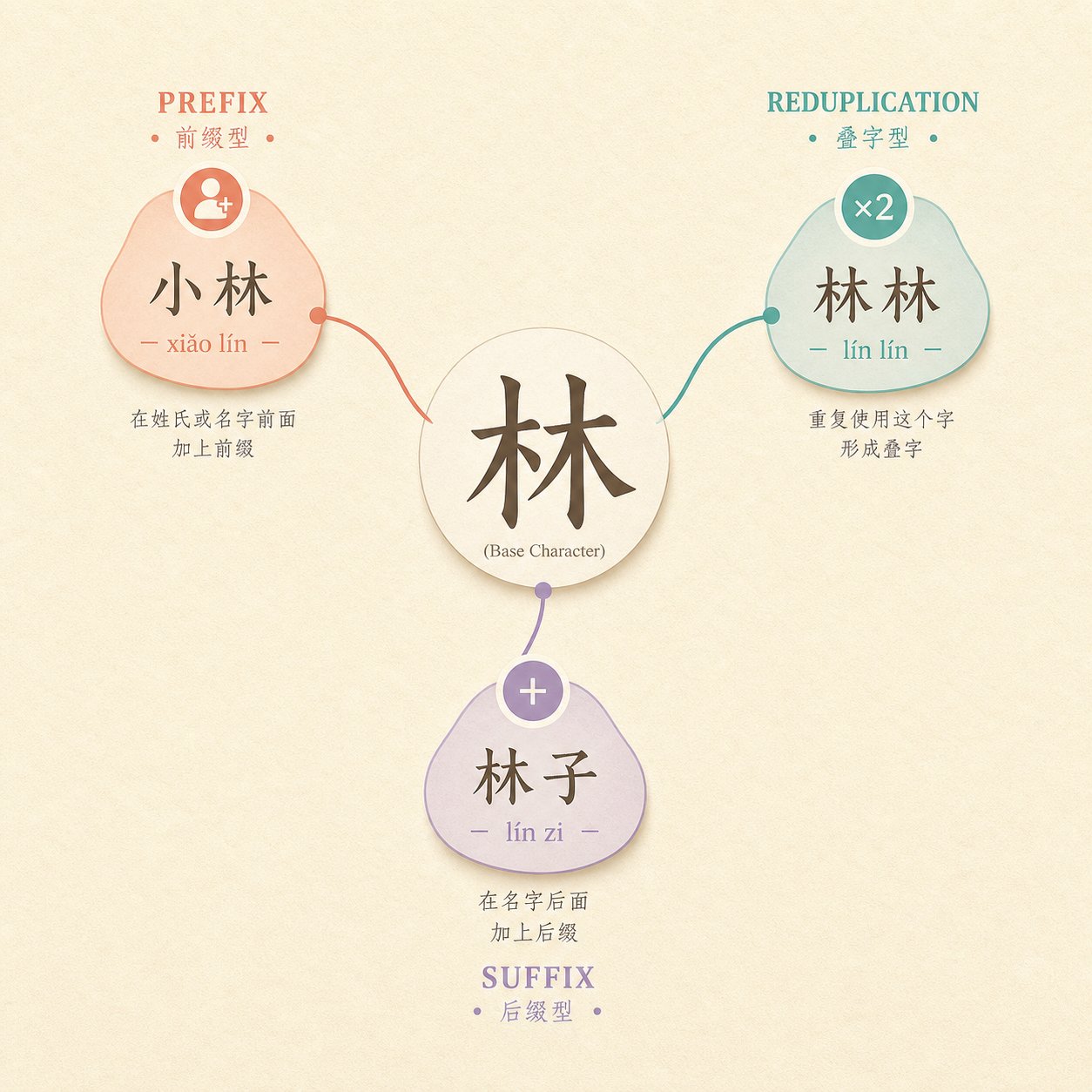 three core formation patterns for building chinese three character nicknames