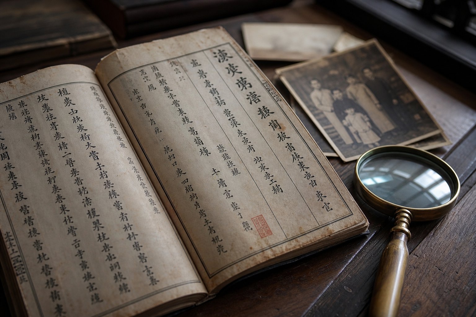 traditional genealogy books and family documents hold the key to identifying your specific lu surname character